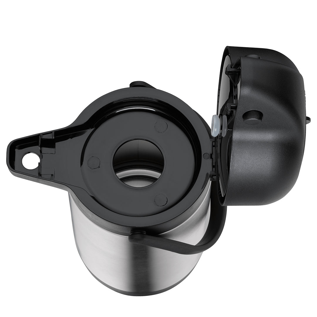 Alfi Thermoskanne – 2,5 l, Ø 16,8 cm, Edelstahl, Abnehmbarer Deckel, Vakuum-isoliert