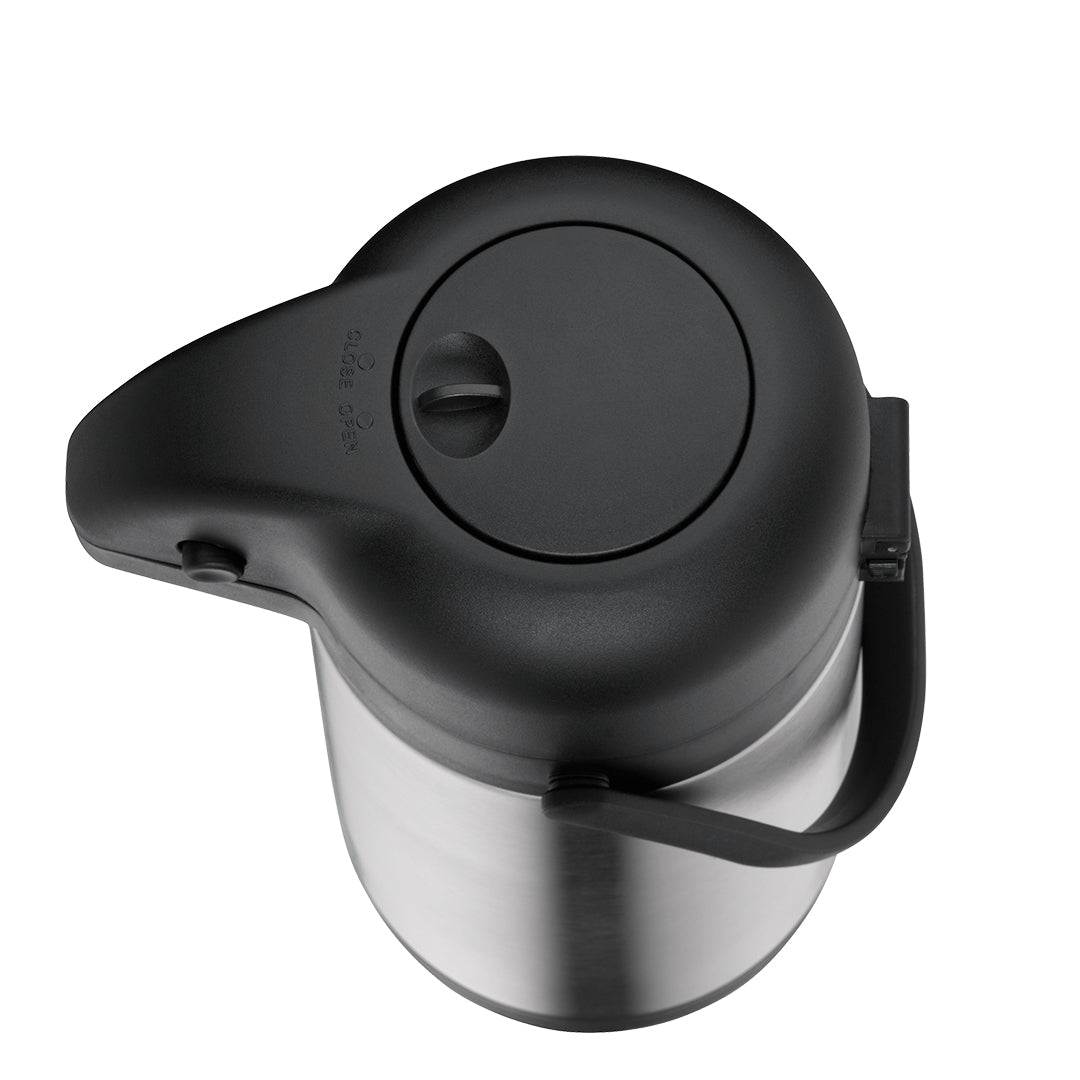 Alfi Thermoskanne – 2,5 l, Ø 16,8 cm, Edelstahl, Abnehmbarer Deckel, Vakuum-isoliert