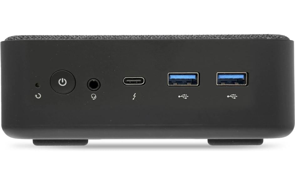 Acer Revo RB102 U5 125U Mini-PC – Wi-Fi, Ethernet, Bluetooth – Netzstrom 65 W – 131 × 131 × 43 mm