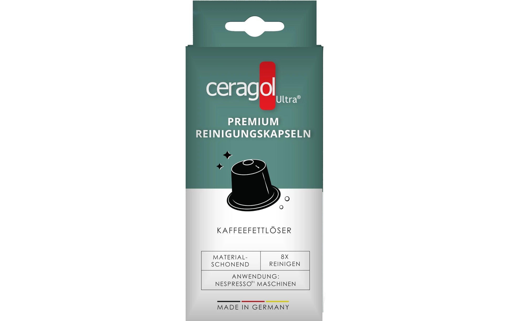 Ceragol Fettlöser – für Kapselmaschinen, flüssig, 8 Stk.