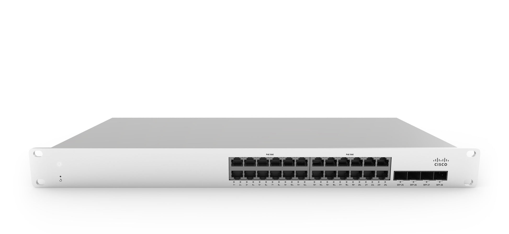 Cisco Meraki MS210-24 – Managed Switch – 24×GbE, 4×SFP, L3, 1U
