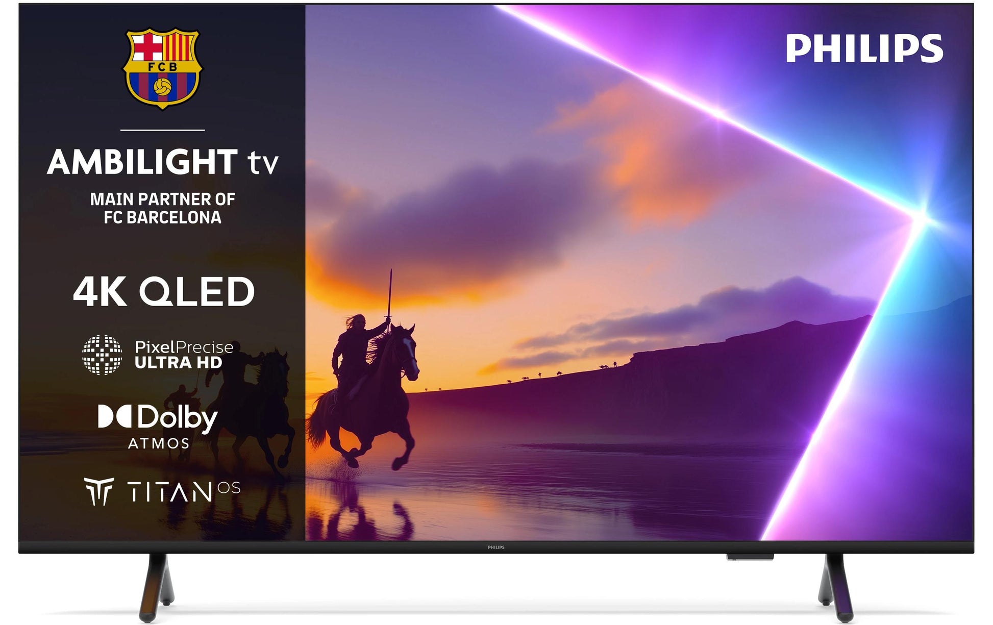 Philips 50PUS8500/12 – 50" QLED UHD 4K, Titan OS, Ambilight, (2025)