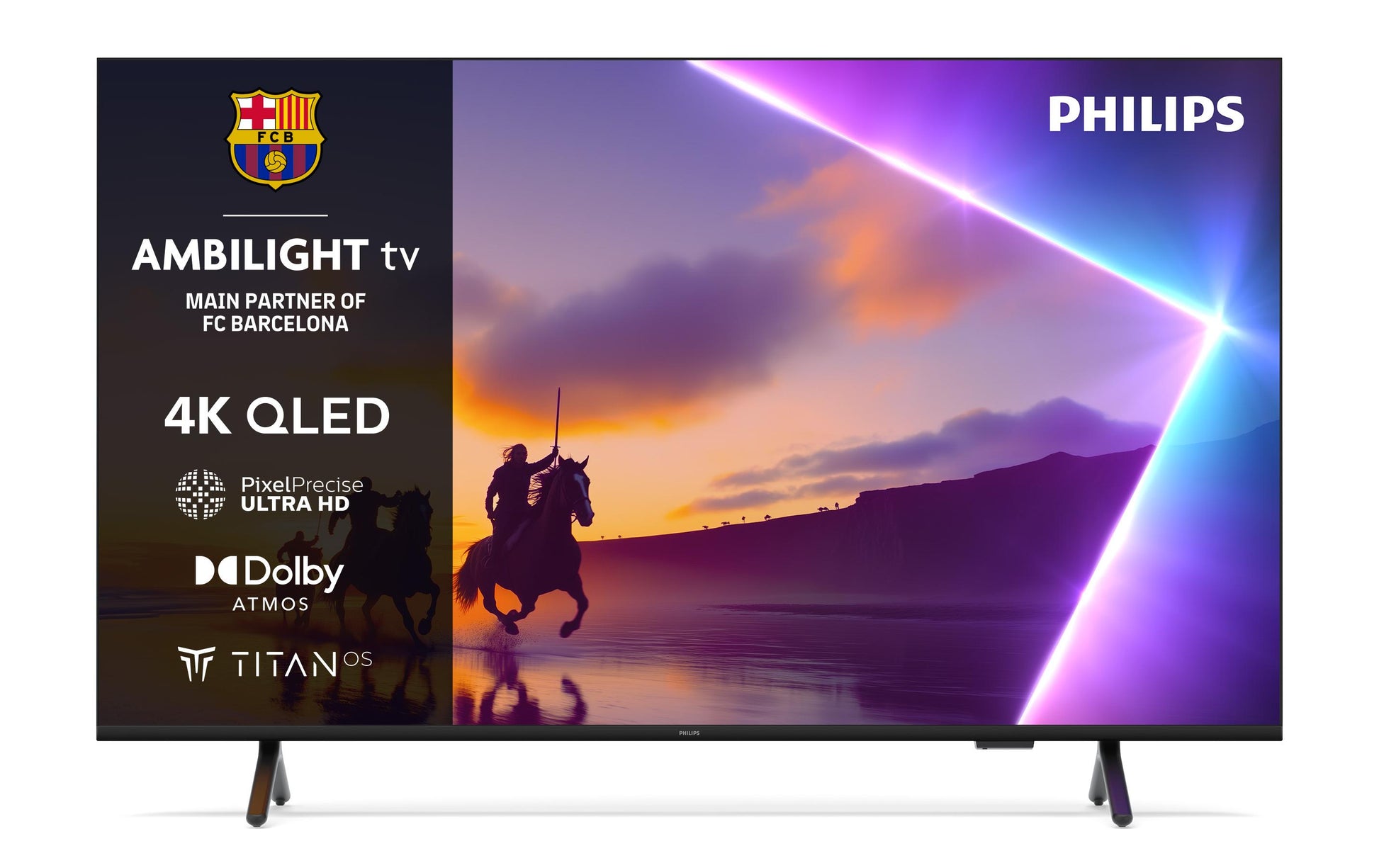 Philips 43PUS8500/12 – 43" QLED UHD 4K, Titan OS, Ambilight (2025)