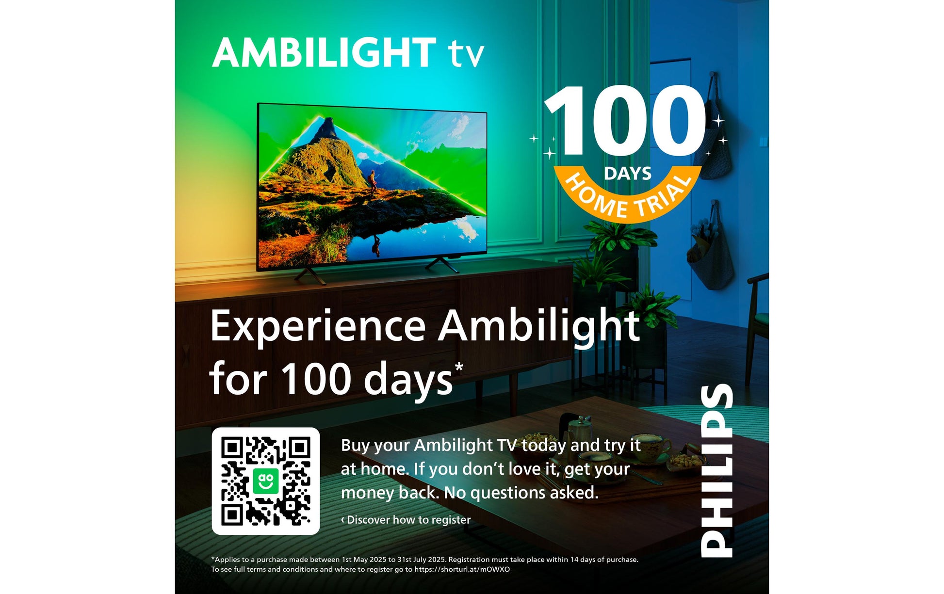 Philips 65PUS8500/12 – 65" QLED UHD 4K, Titan OS, Ambilight (2025)
