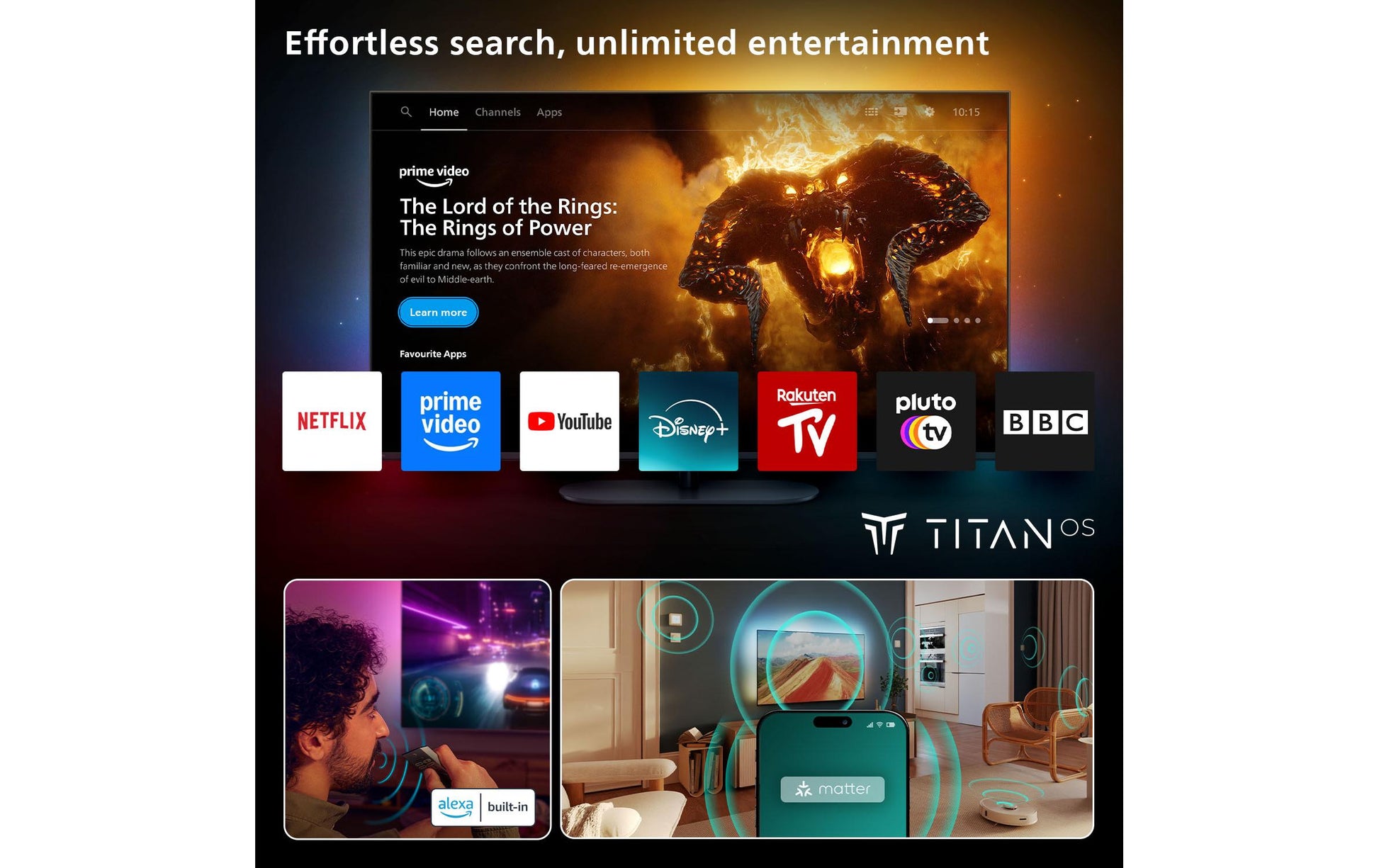 Philips 55OLED760/12 – 55" OLED UHD 4K, Titan OS, Ambilight (2025)