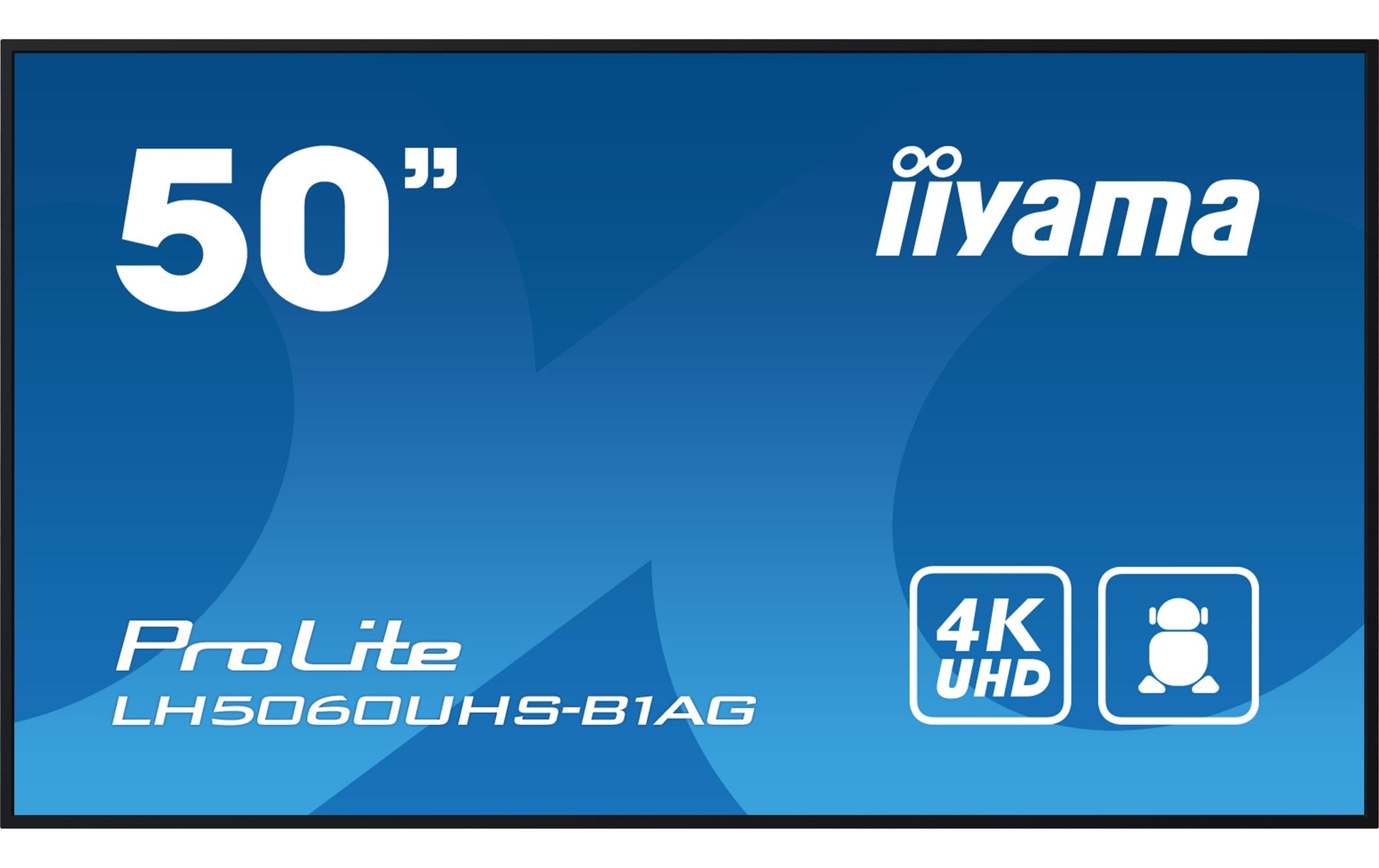 iiyama LH5060UHS-B1AG – 50" Public Display LED UHD 4K, Android OS, 24/7
