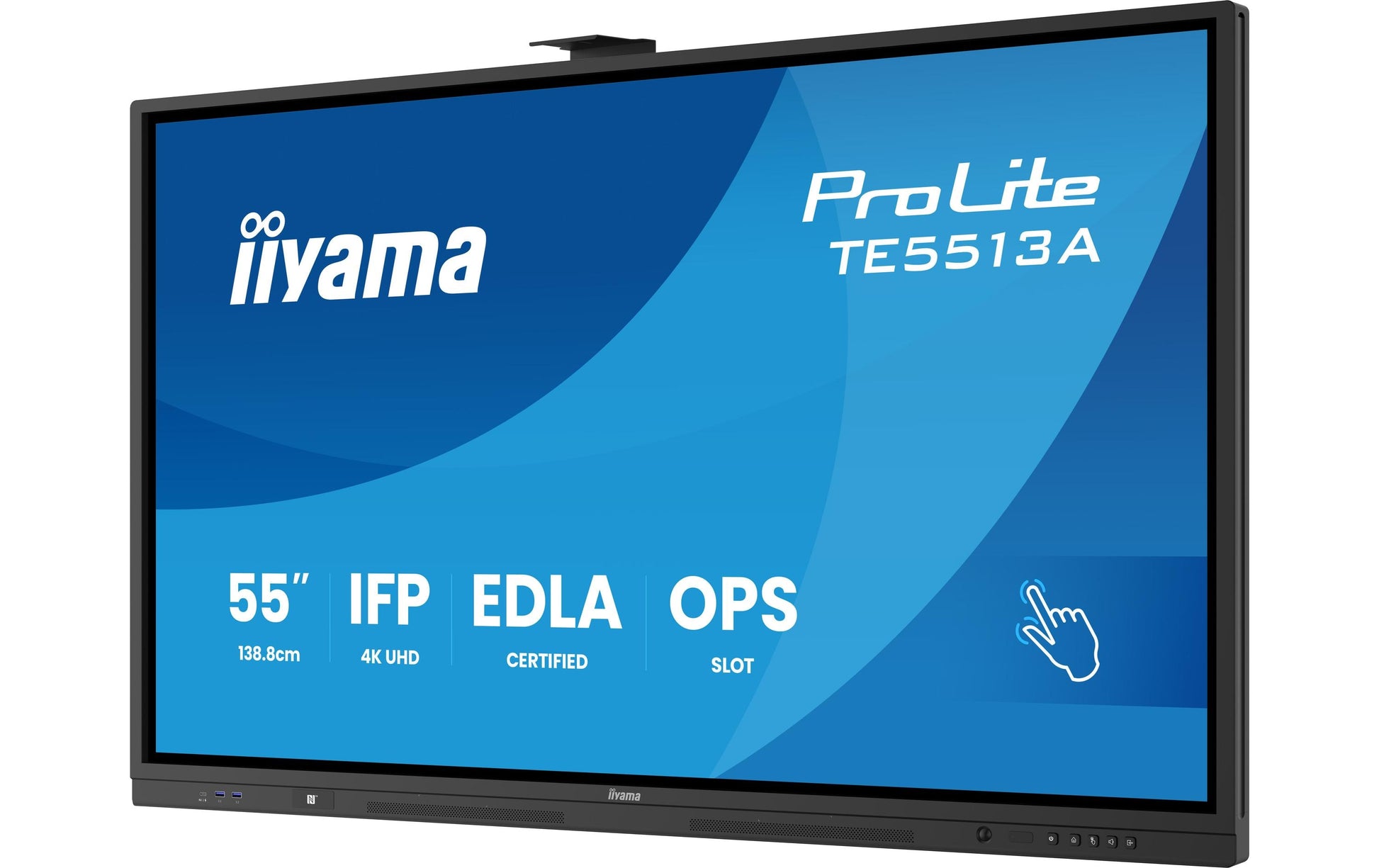 iiyama ProLite 65" UHD 4K IR-Touch 40-Touch – Android, 450 cd/m², entspiegelt