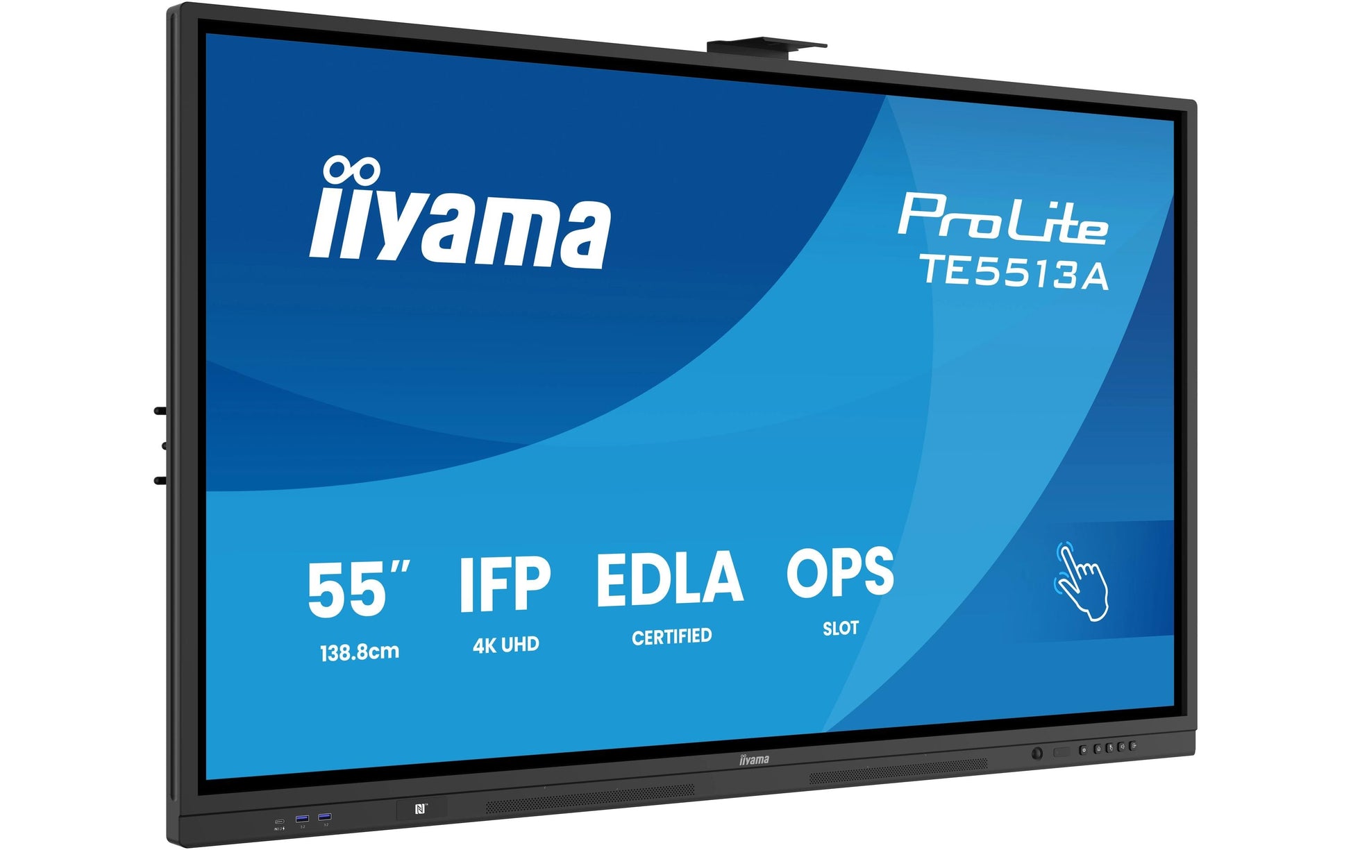 iiyama ProLite 65" UHD 4K IR-Touch 40-Touch – Android, 450 cd/m², entspiegelt