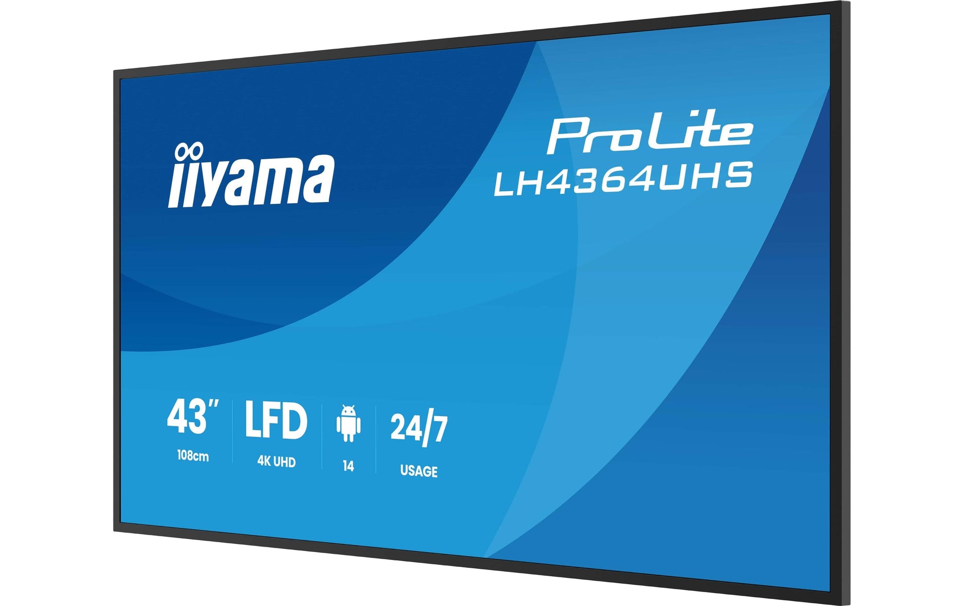 iiyama ProLite – Signage-Display, 43", Ultra HD 4K, 500 cd/m²