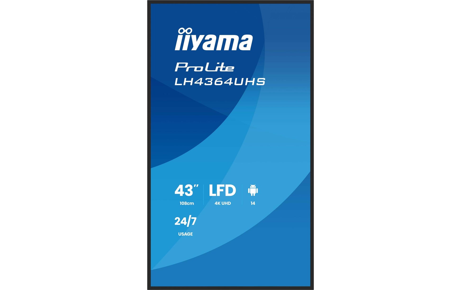 iiyama ProLite – Signage-Display, 43", Ultra HD 4K, 500 cd/m²