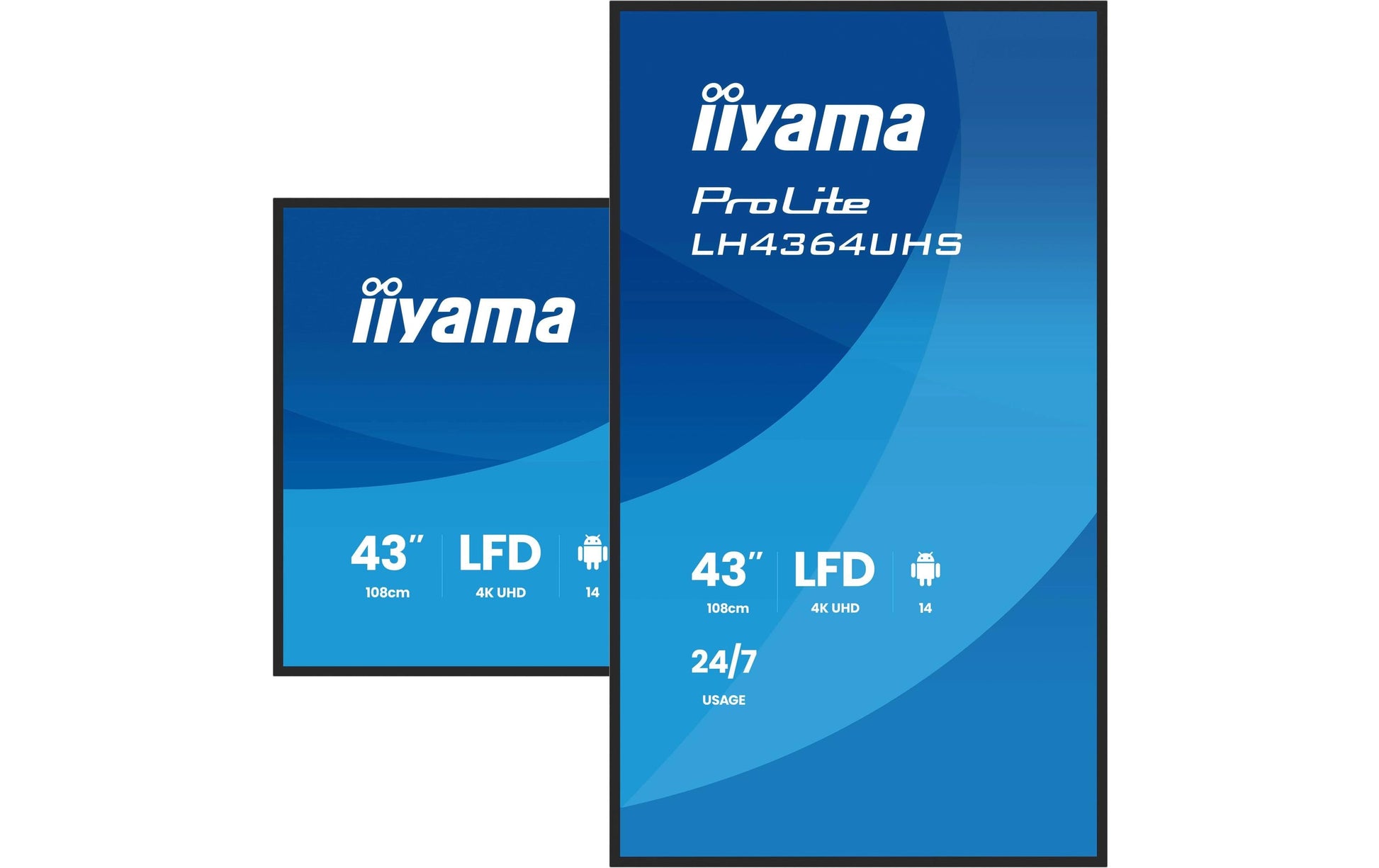 iiyama ProLite – Signage-Display, 43", Ultra HD 4K, 500 cd/m²