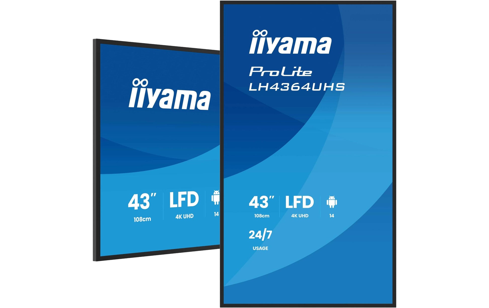 iiyama ProLite – Signage-Display, 43", Ultra HD 4K, 500 cd/m²