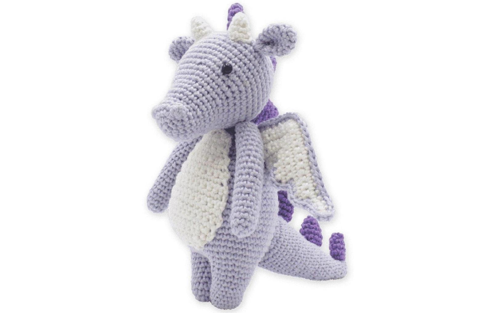 Hardicraft Syl Häkelset Drache – 18 cm, Lila