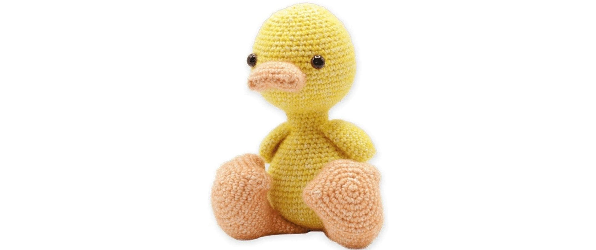 Hardicraft Häkelset Ente Abby Gelb – ca. 25 cm, 3 Stk.