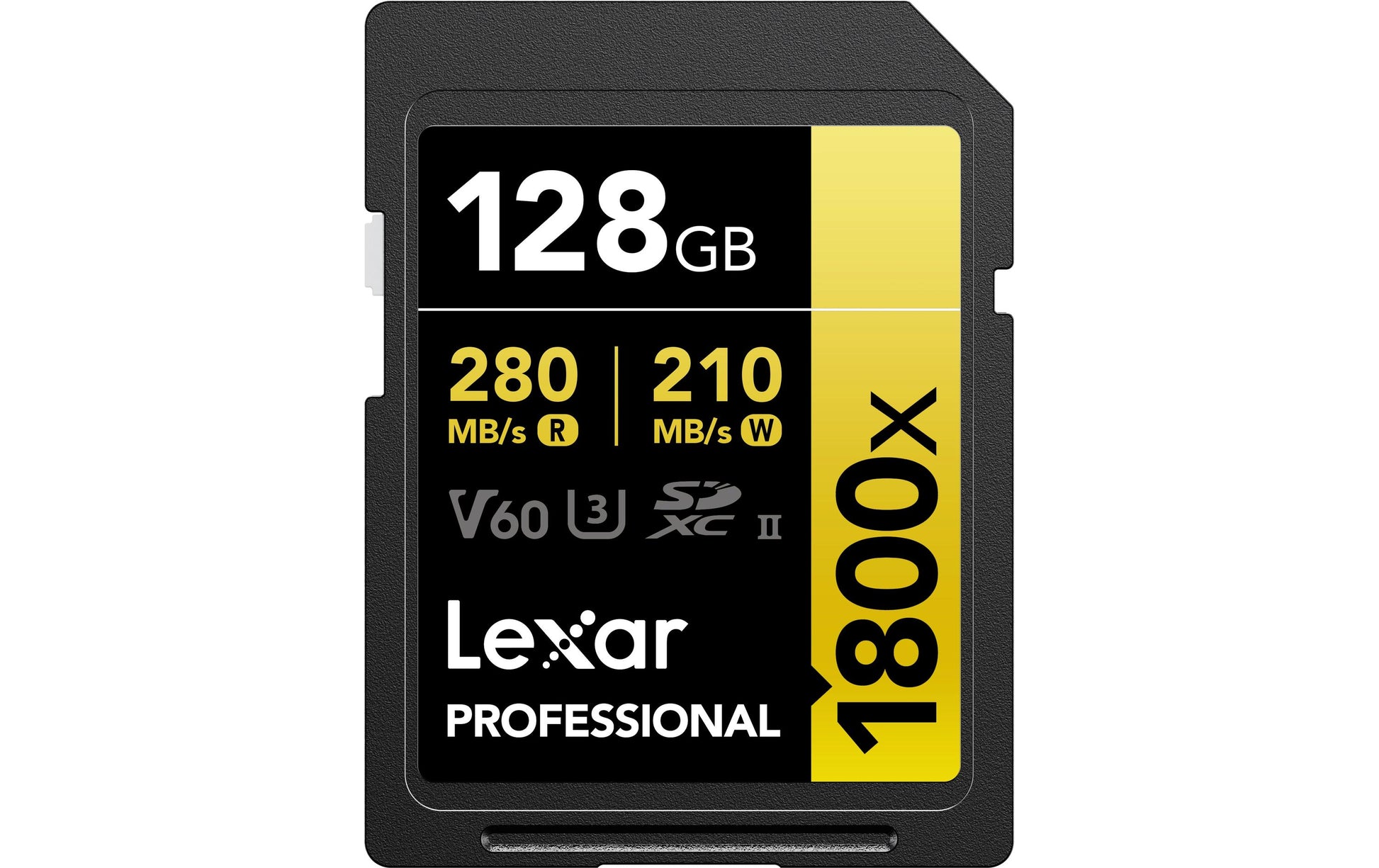 Lexar Professionelles LSD1800128G Speichergerät – 128 GB, SDXC UHS-II, V60 U3, schockresistent