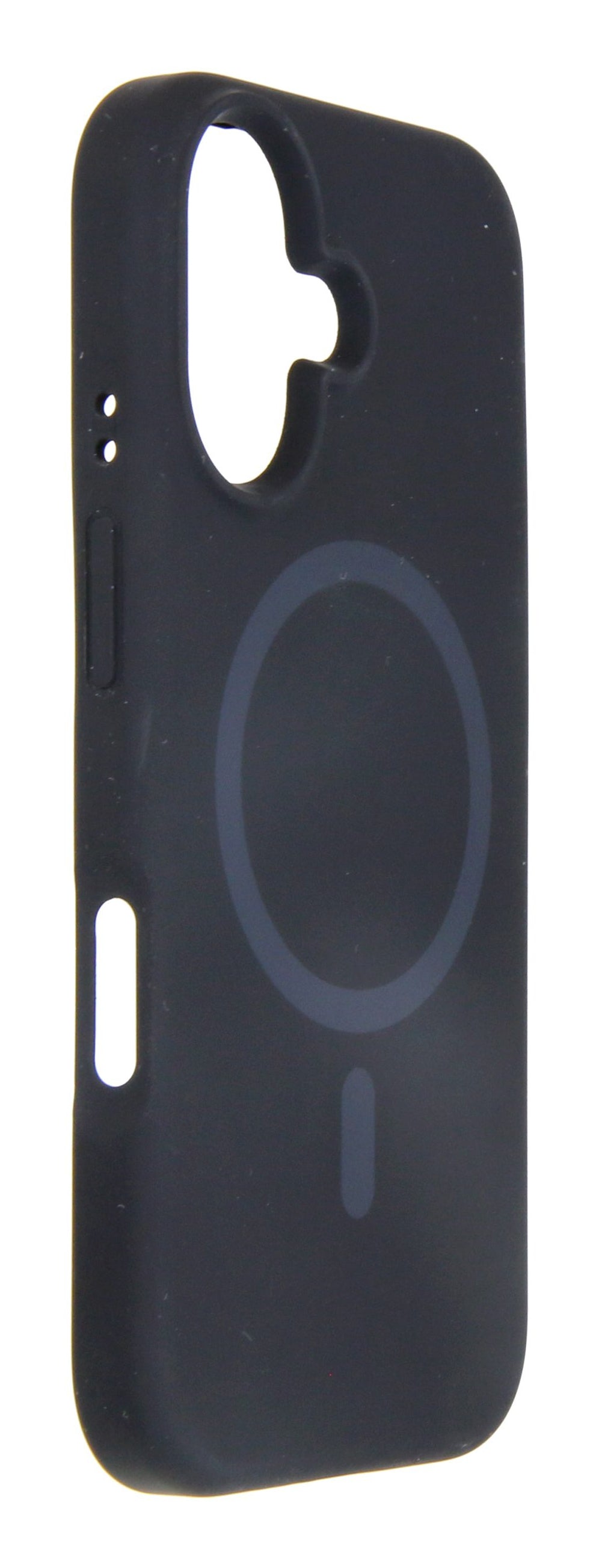 Rabbiter Backcover – für Apple iPhone 16, MagSafe, Mikrofaser+Silikon, Schwarz