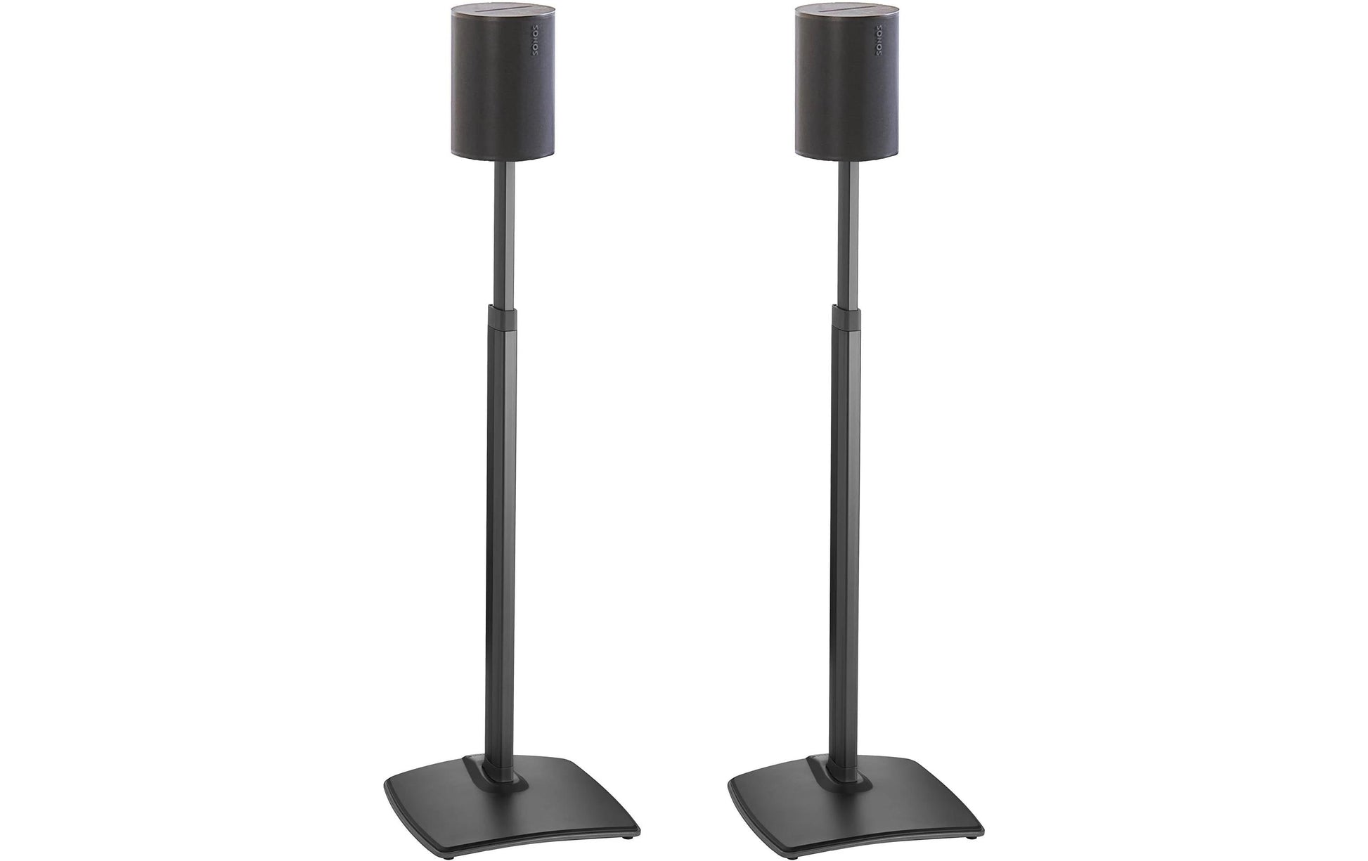 SANUS WSSE1A2-B2 – Lautsprecherstativ-Set – 2er-Set, höhenverstellbar – für Sonos Era 100 – Schwarz