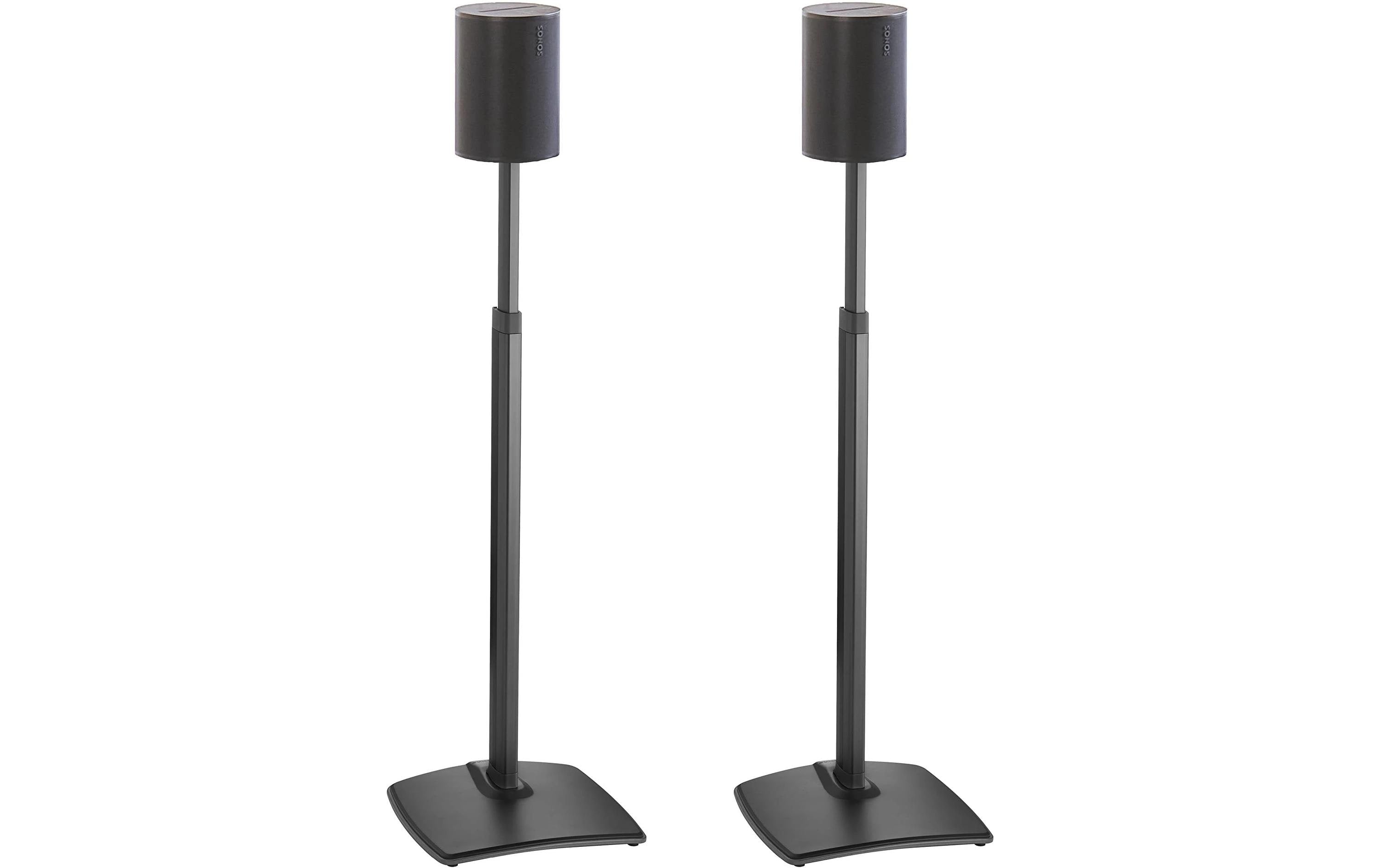 SANUS WSSE1A2-B2 – Lautsprecherstativ-Set – 2er-Set, höhenverstellbar – für Sonos Era 100 – Schwarz