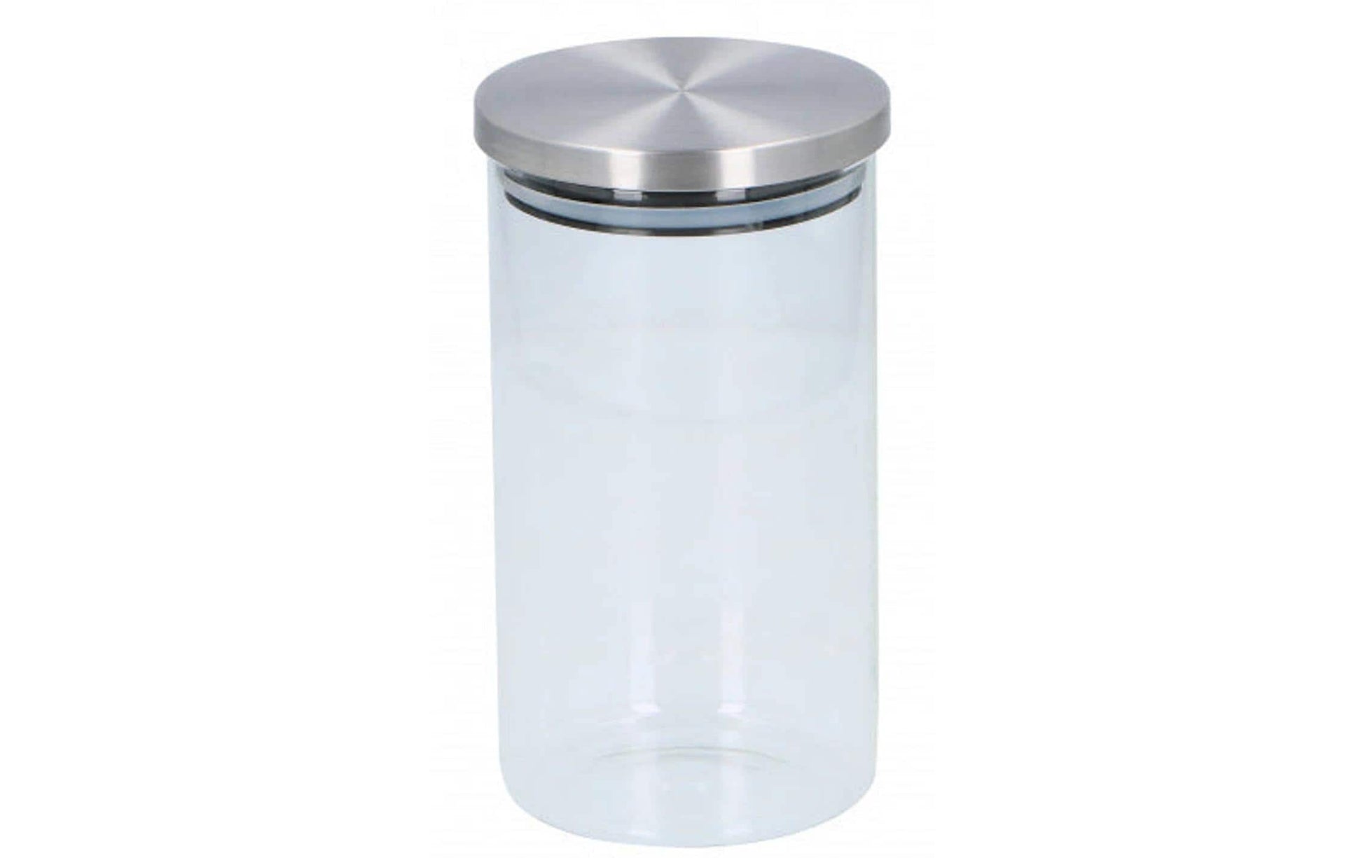 Alpina Vorratsdose 950 ml, Ø 10 × 10 cm, Glas/Kunststoff, Transparent