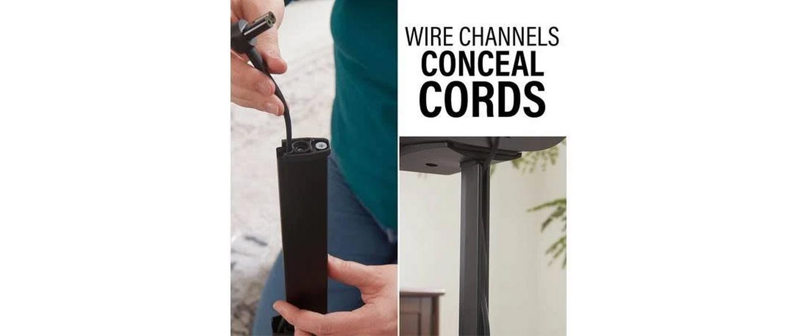 SANUS WSSE3A2-B2 – Ständer – 2er-Set, höhenverstellbar, schwarz – für Sonos Era 300