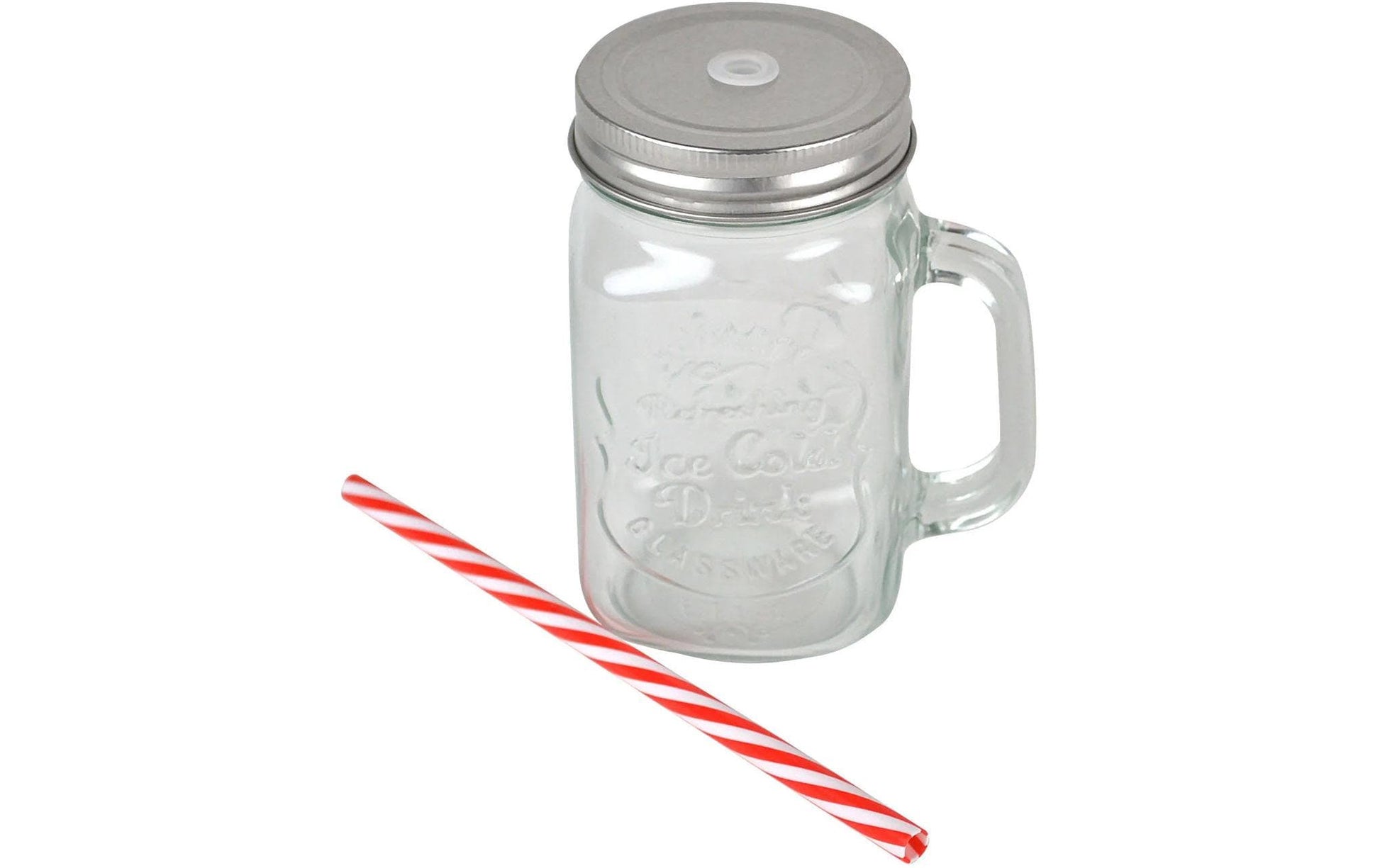 Alpina Trinkgläser mit Karaffe – 6-teiliges Set, 5×420 ml + Karaffe 1 l, Ø 11 cm, Glas, Transparent