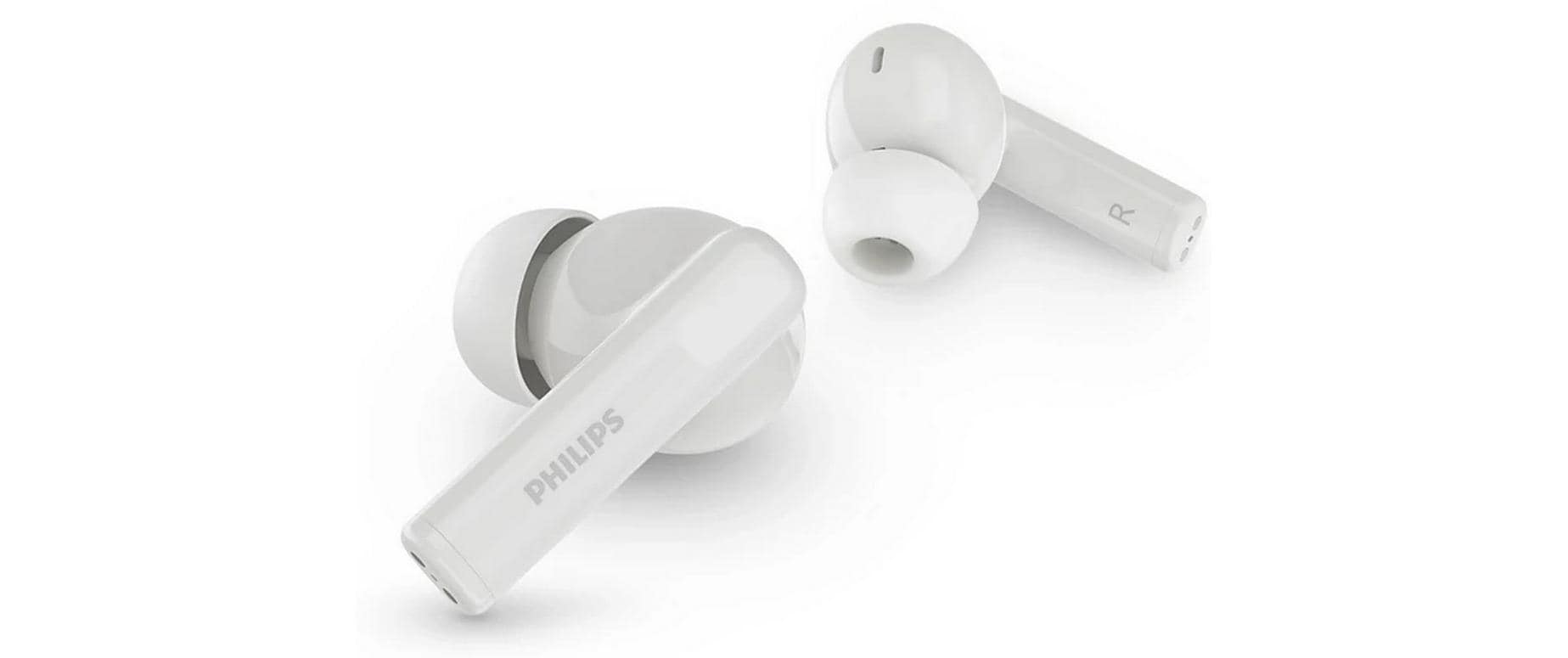 Philips TAT2520WT/00 – True Wireless In-Ear Kopfhörer – Bluetooth 5.4, ANC, IPX4 – Weiss – bis 19,5 h