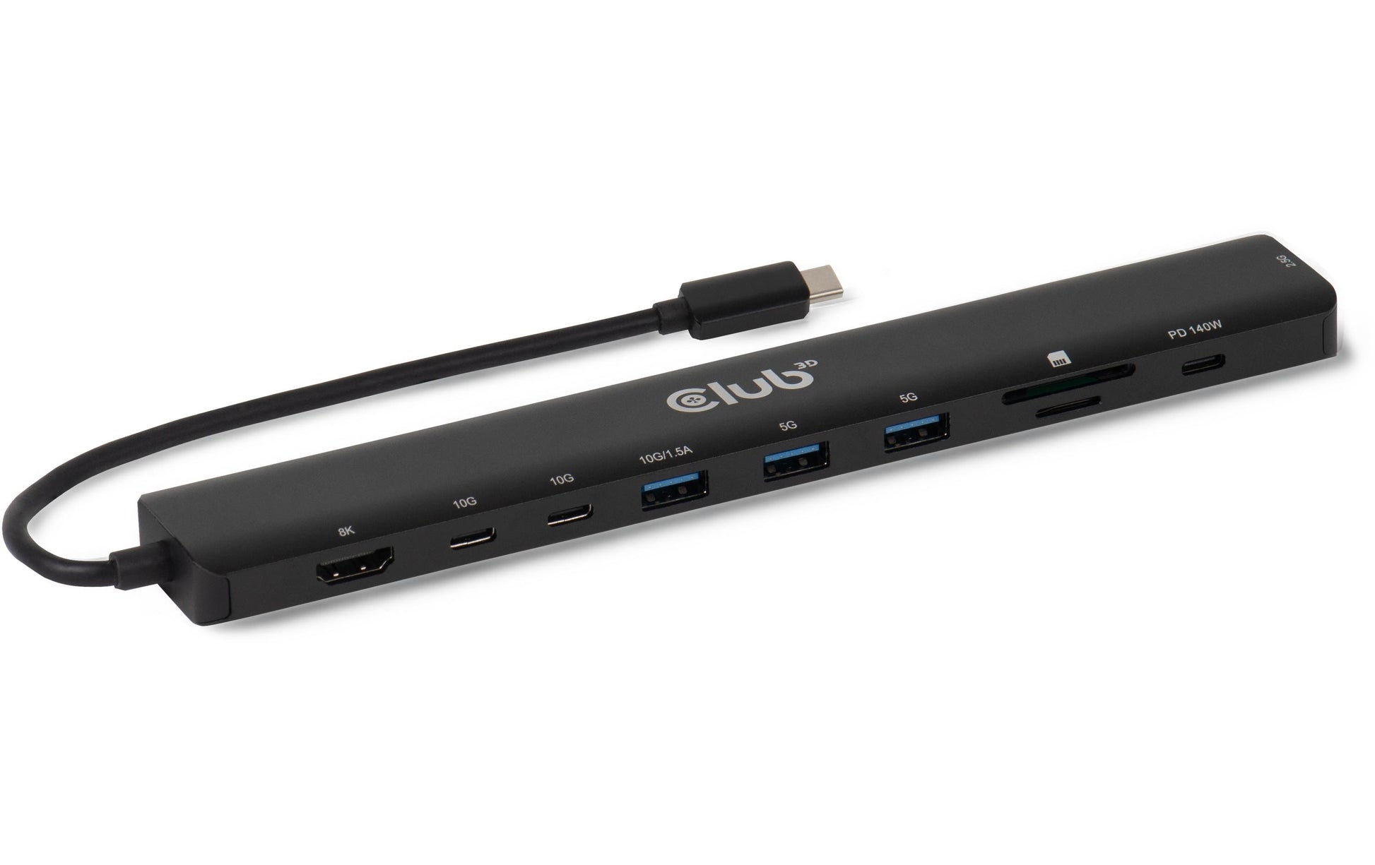 CLUB3D Club 3D CSV-2550 Dockingstation – USB-C, USB-A, SD/microSD