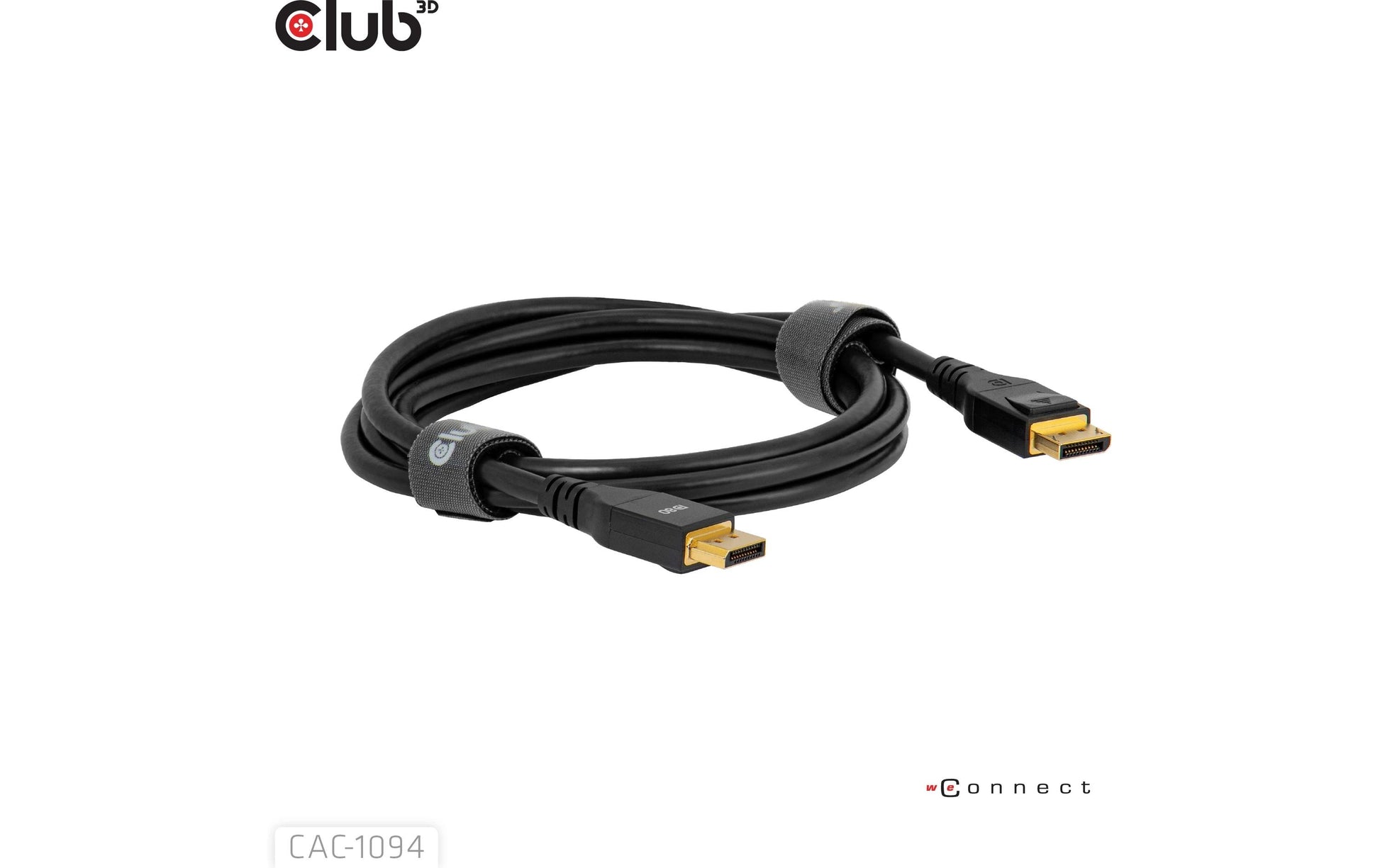 CLUB3D DisplayPort Kabel DP 2.1 – 8K 240 Hz – 2 m