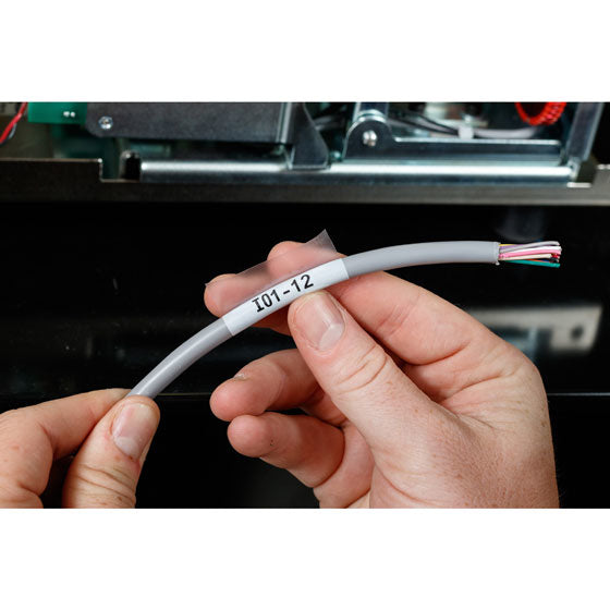 Brady BMP21-LAB Schriftband – weiss – Vinyl, matt, selbstlaminierend – für Brady BMP21/M210/M211