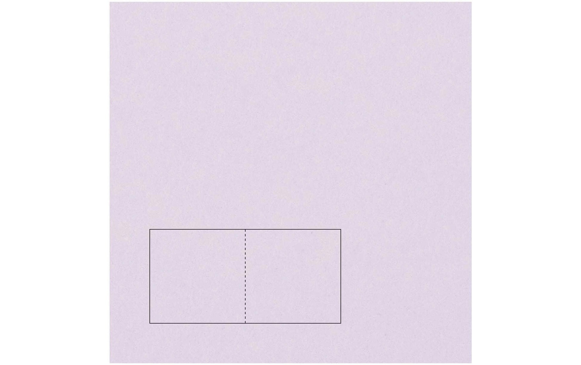 Rico design Klappkarten-Set – 155 × 310 mm, Papier 220 g/m², Flieder – 50 Stk