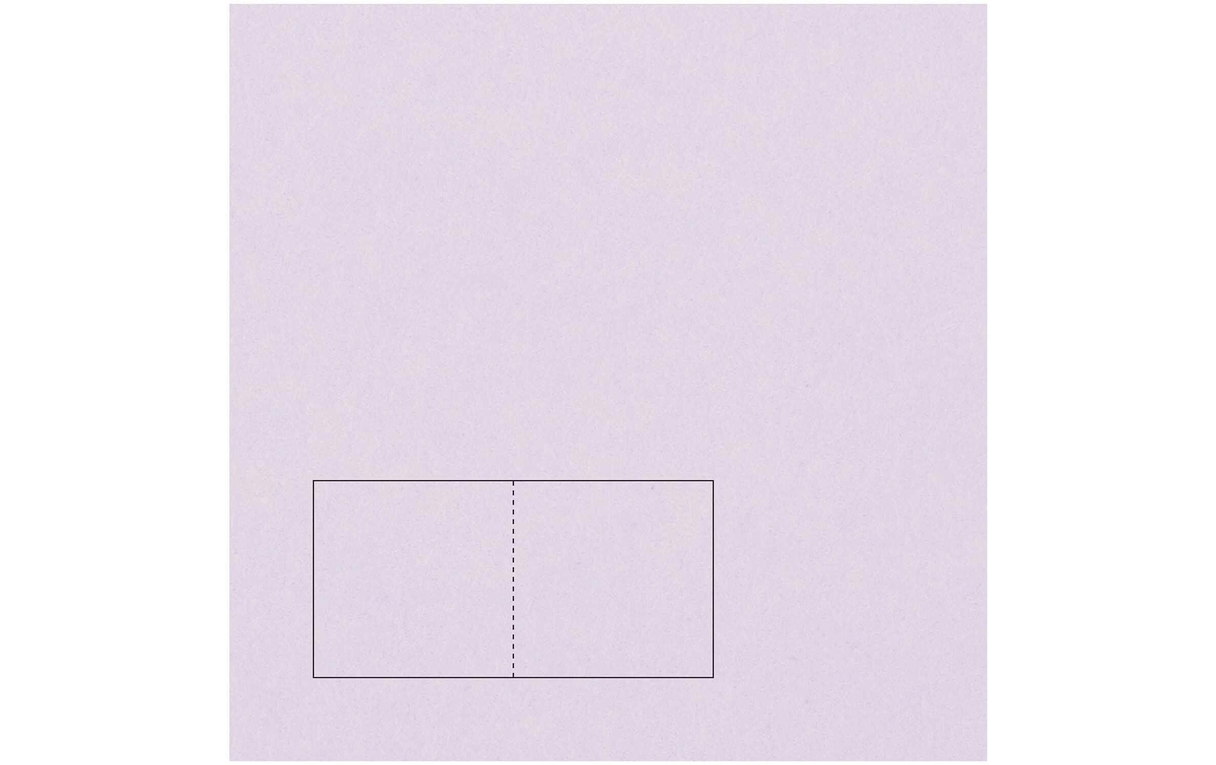 Rico design Klappkarten-Set – 155 × 310 mm, Papier 220 g/m², Flieder – 50 Stk