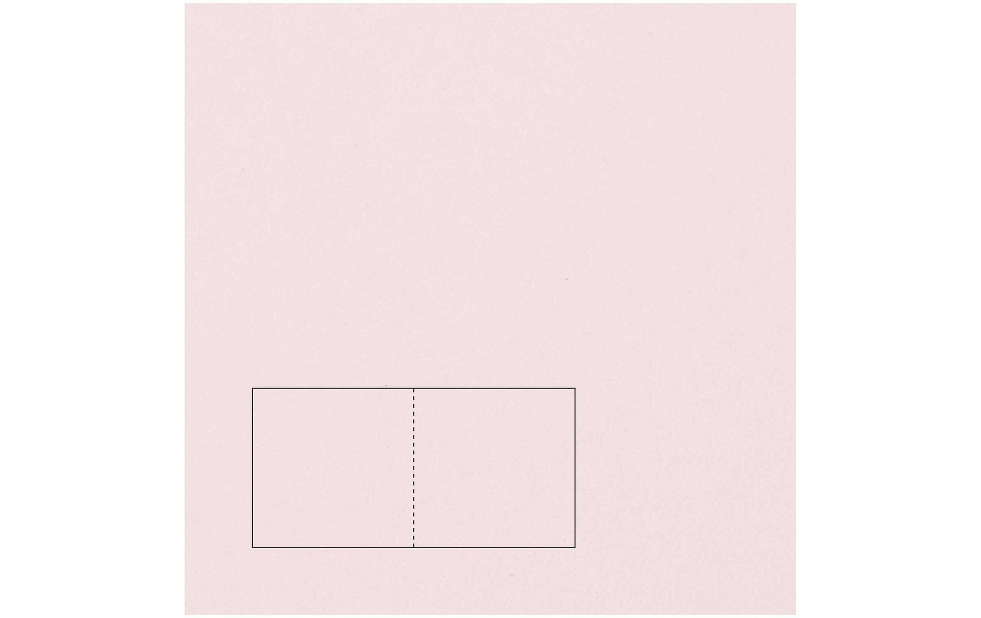 Rico design Karte – 15,5 × 31 cm, rosa, 220 g/m² – Papier