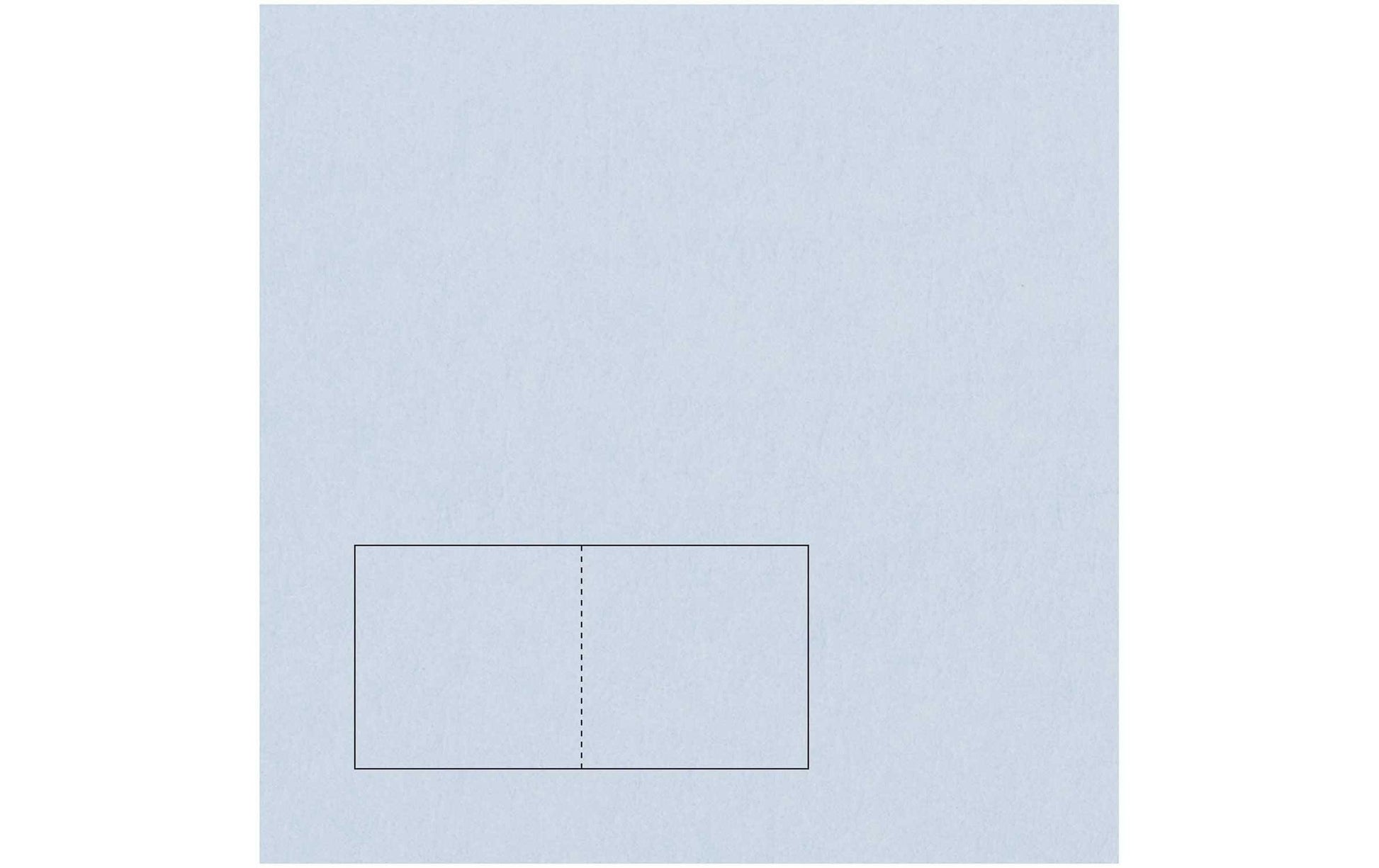 Rico design Grusskarten – 155 × 310 mm, Papier 220 g/m², Hellblau – 50 Stk