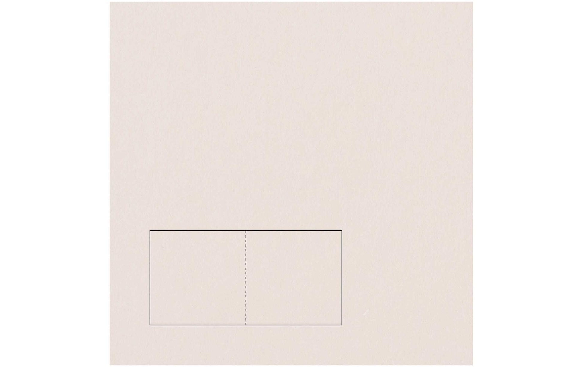 Rico design Grusskarten – 155 × 310 mm, Papier 220 g/m², Sand – 50 Stk