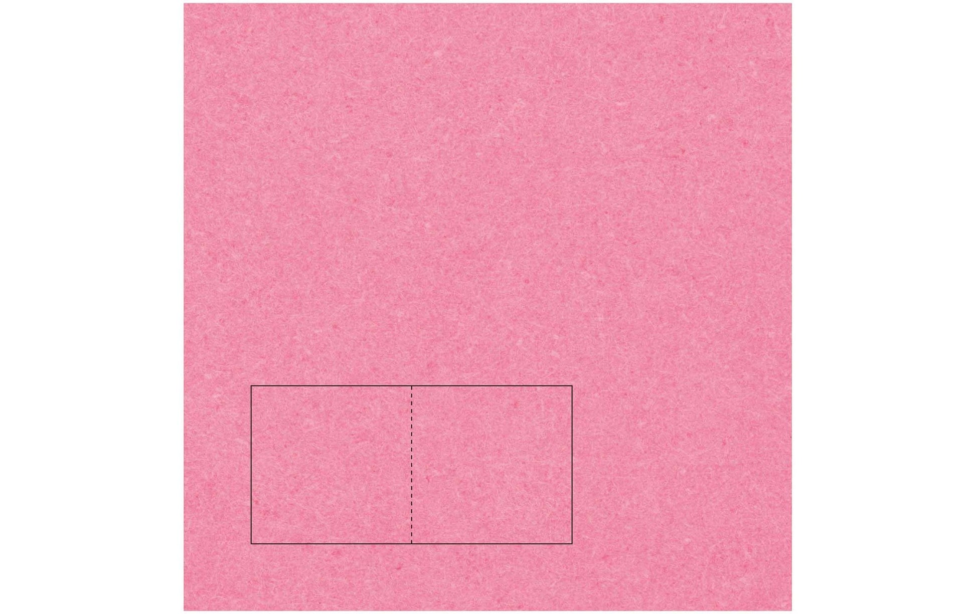 Rico design Grusskarte – 155 × 310 mm, Papier 220 g/m², Pink