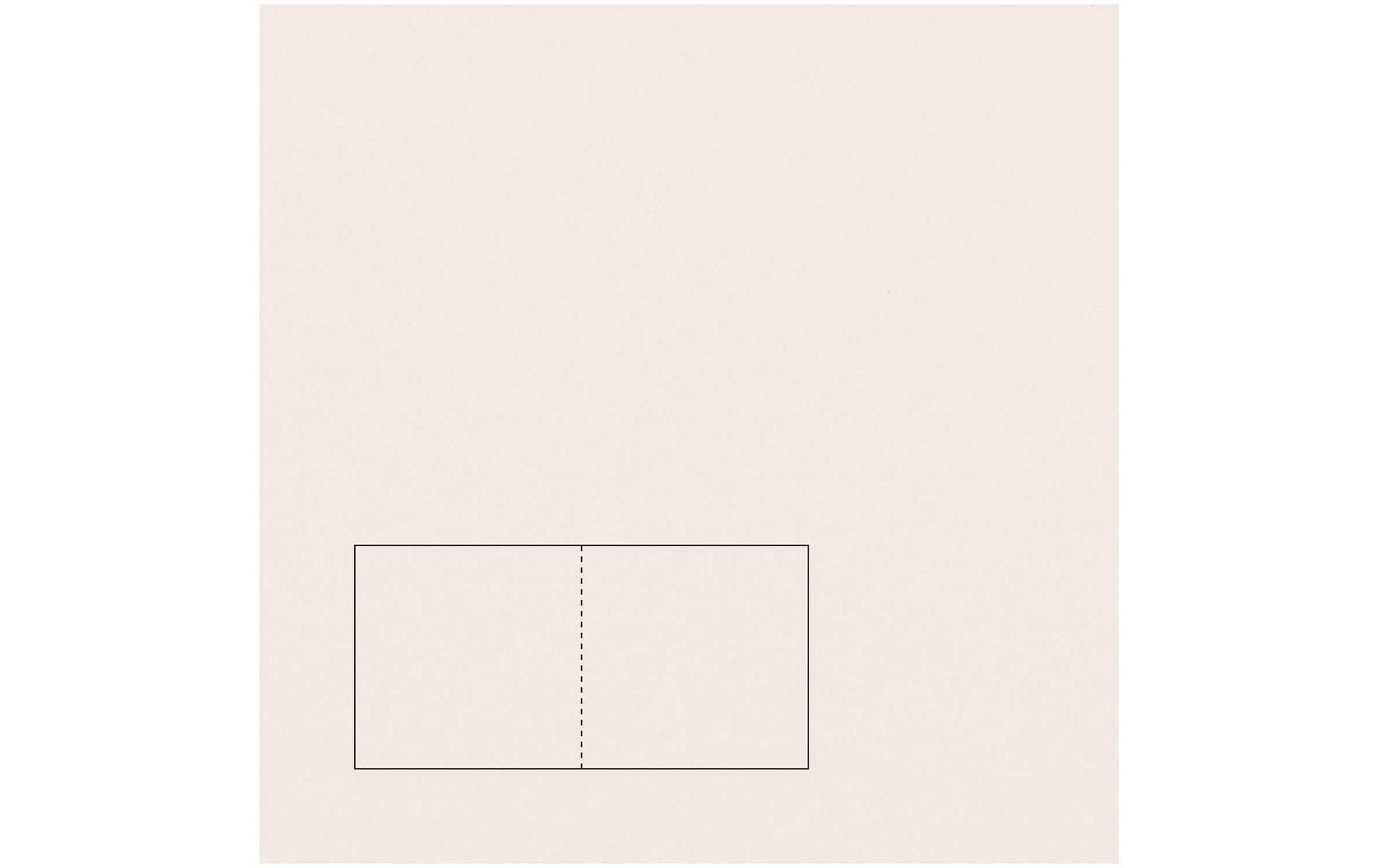 Rico design Grusskarten – 155 × 310 mm, Papier 220 g/m², Elfenbein