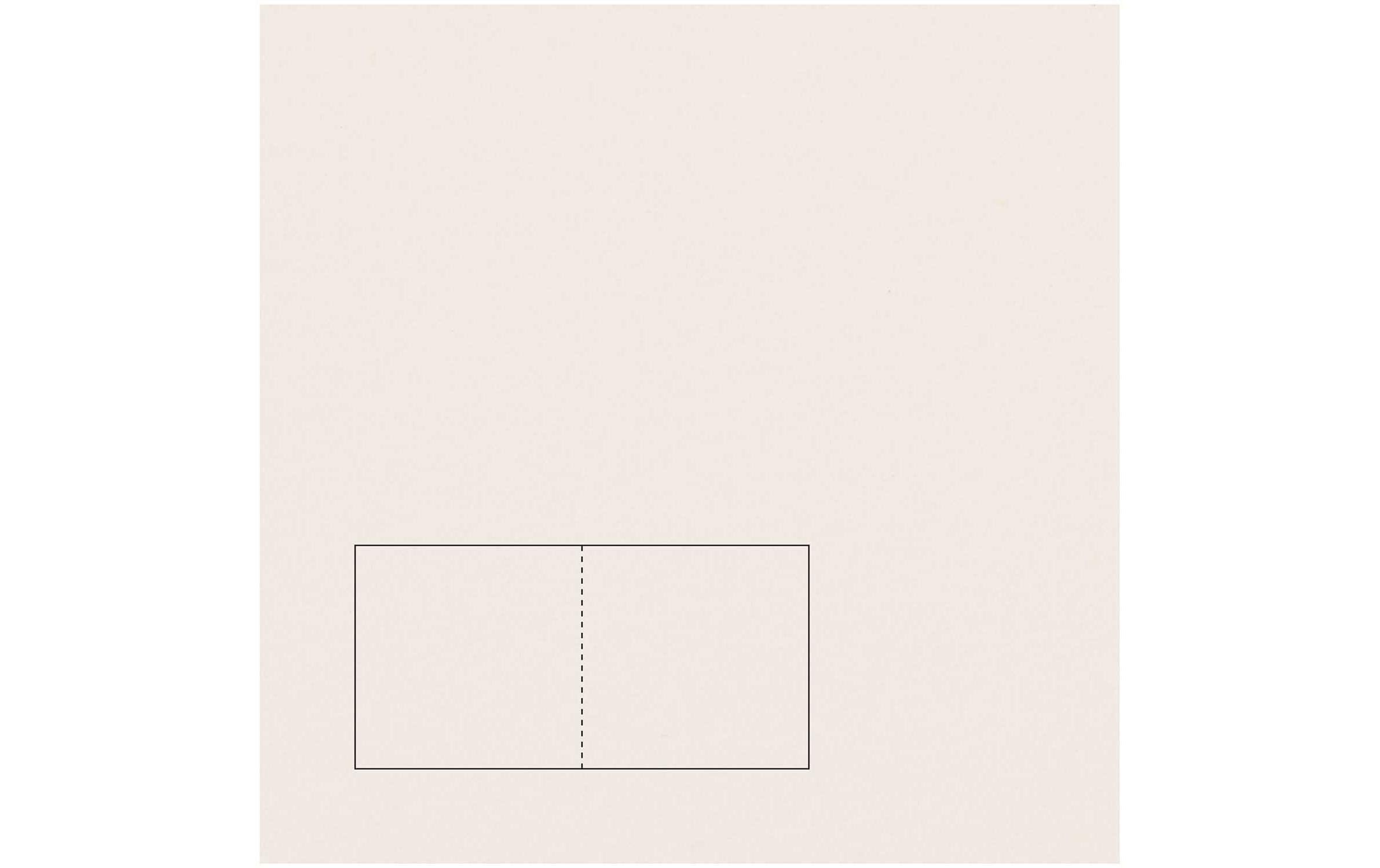 Rico design Grusskarten – 155 × 310 mm, Papier 220 g/m², Elfenbein