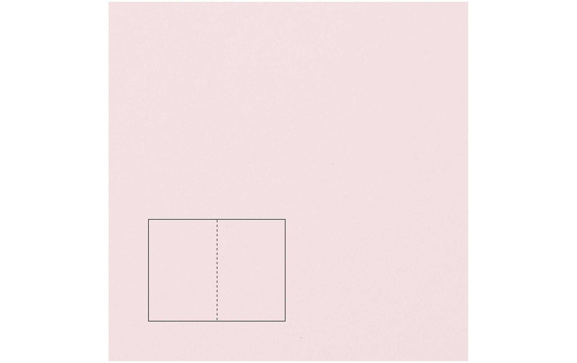 Rico design Klappkarte – A5, Rosa, 240 g/m² – Essentials