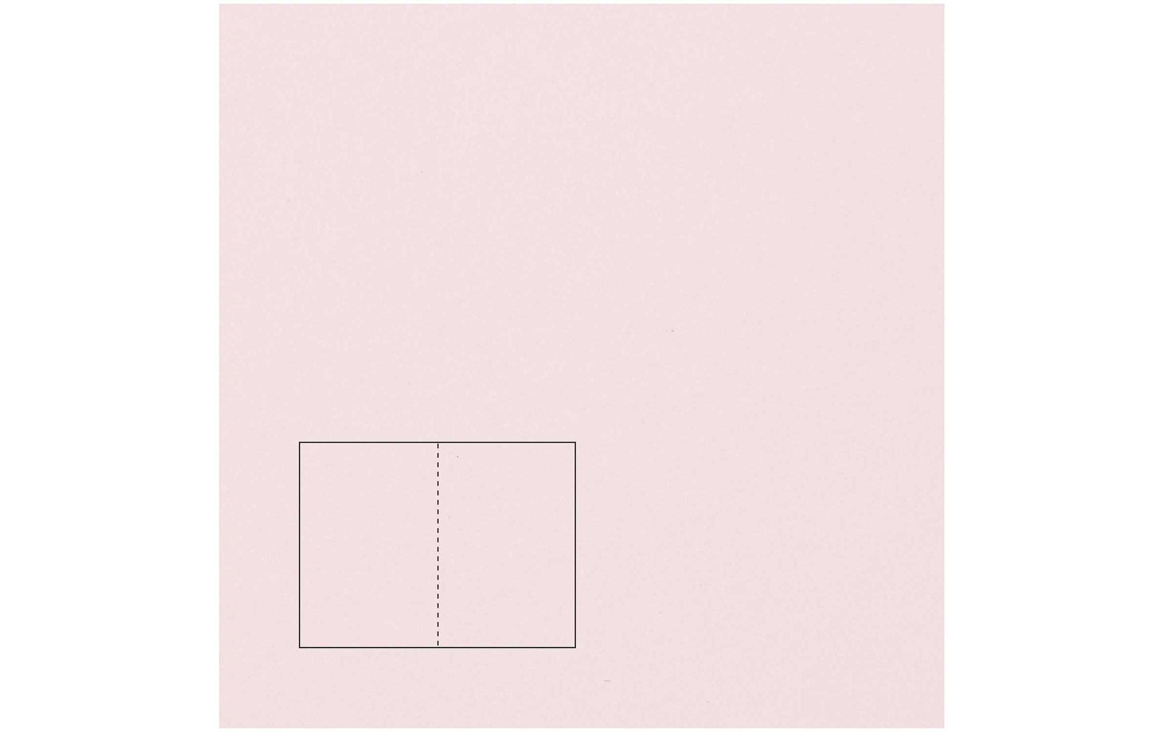 Rico design Klappkarte – A5, Rosa, 240 g/m² – Essentials