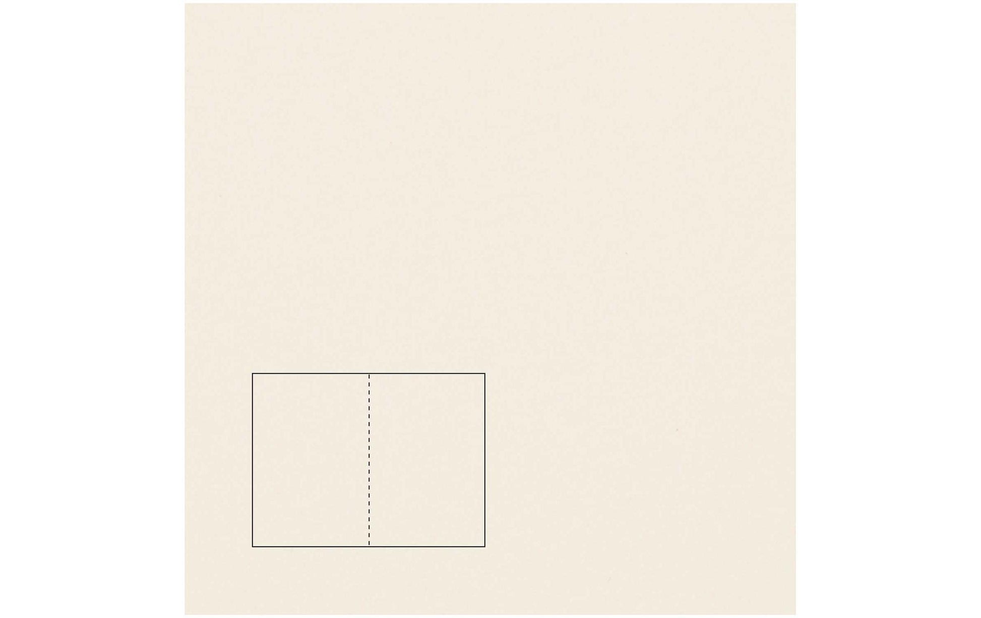 Rico design Klappkarten-Set – A5, Papier 240 g/m², Hellgelb – 50 Stk