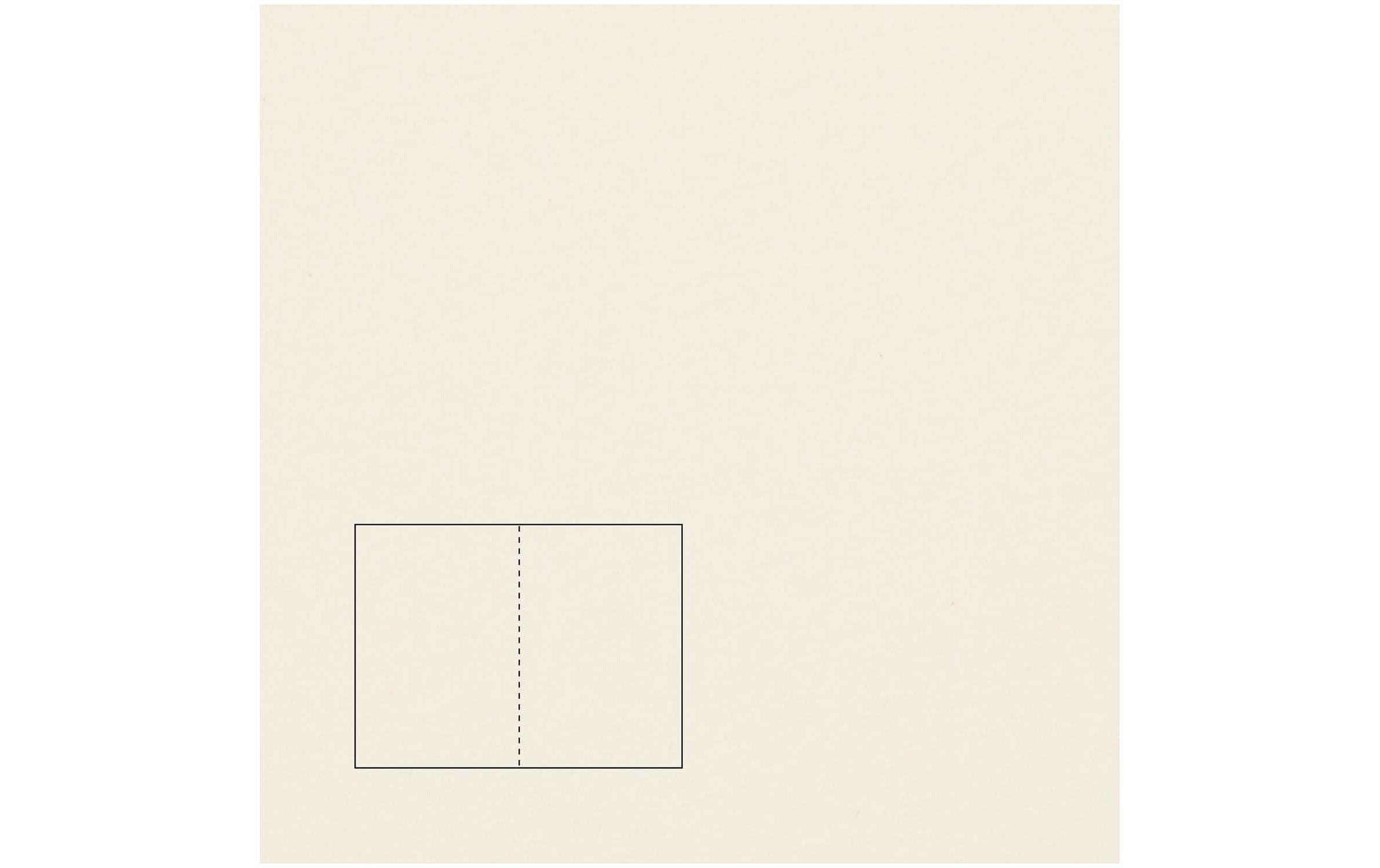 Rico design Klappkarten-Set – A5, Papier 240 g/m², Hellgelb – 50 Stk