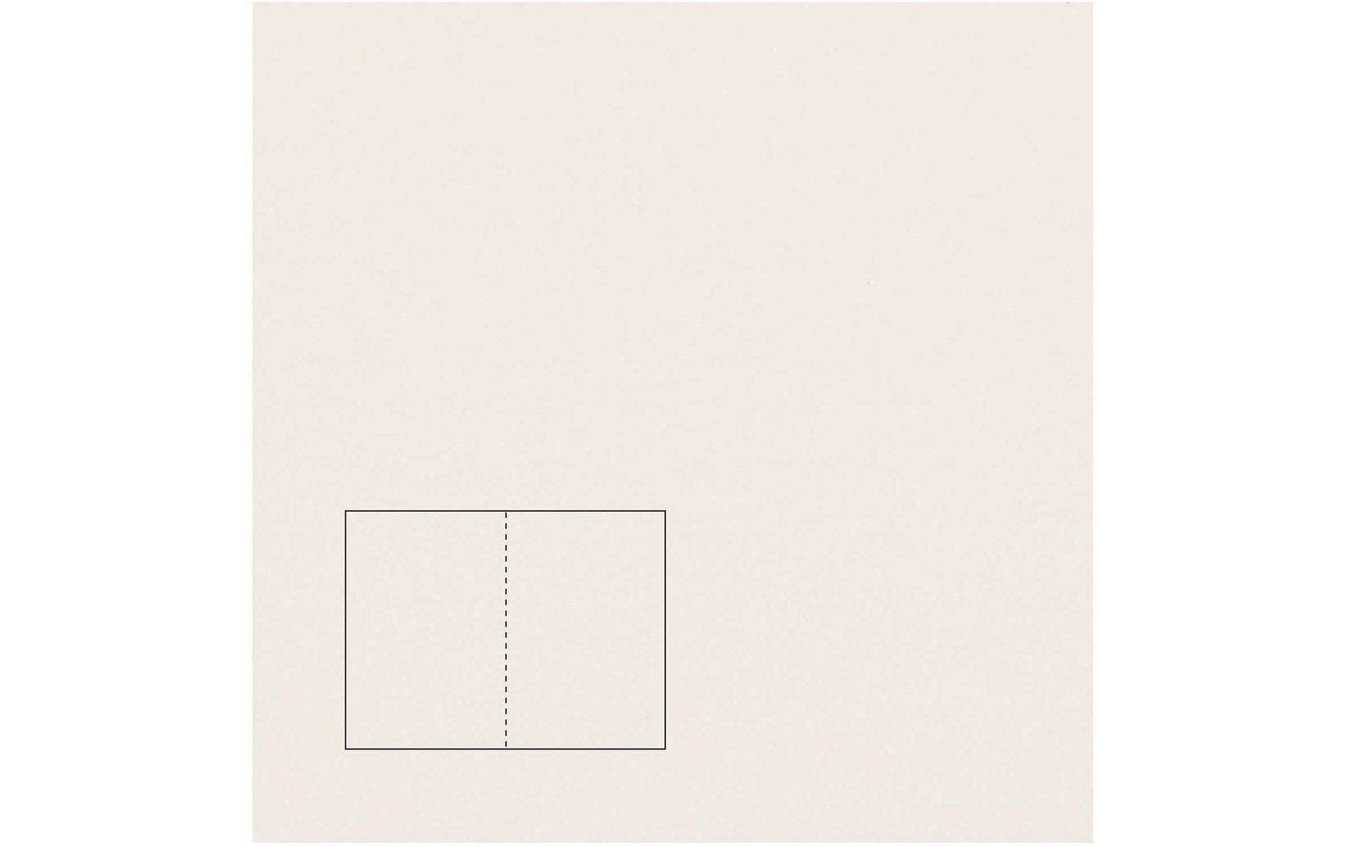 Rico design Klappkarten-Set – A5, Papier 240 g/m², Elfenbein – 50 Stk
