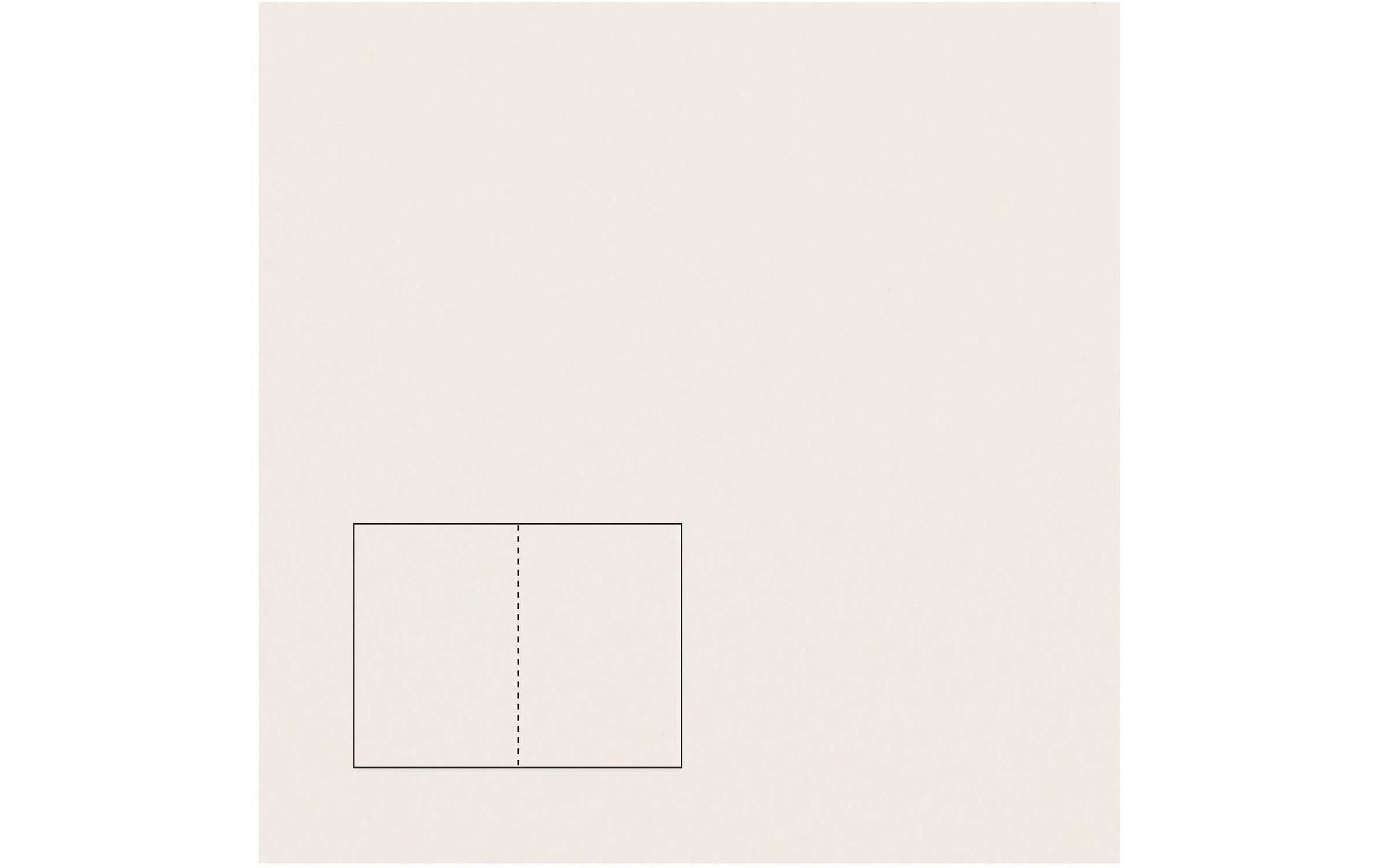 Rico design Klappkarten-Set – A5, Papier 240 g/m², Elfenbein – 50 Stk