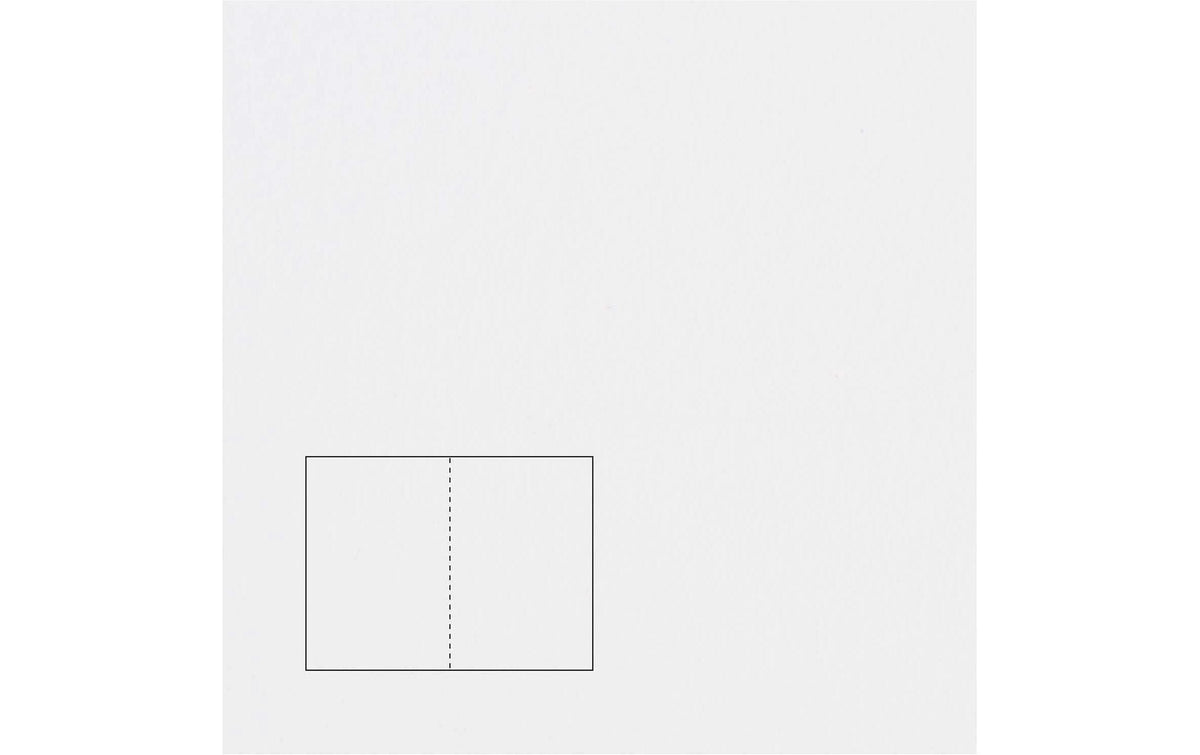 Rico design Klappkarten-Set – A5, Papier 240 g/m², Weiss – 50 Stk ...