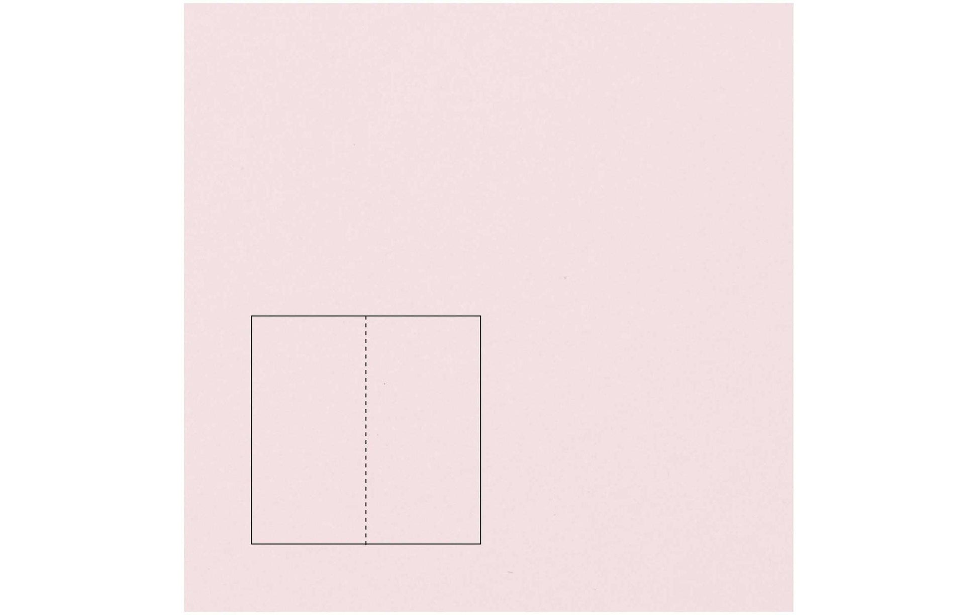 Rico design Klappkarten-Set – A6, 240 g/m² Papier, Rosa – 50 Stk