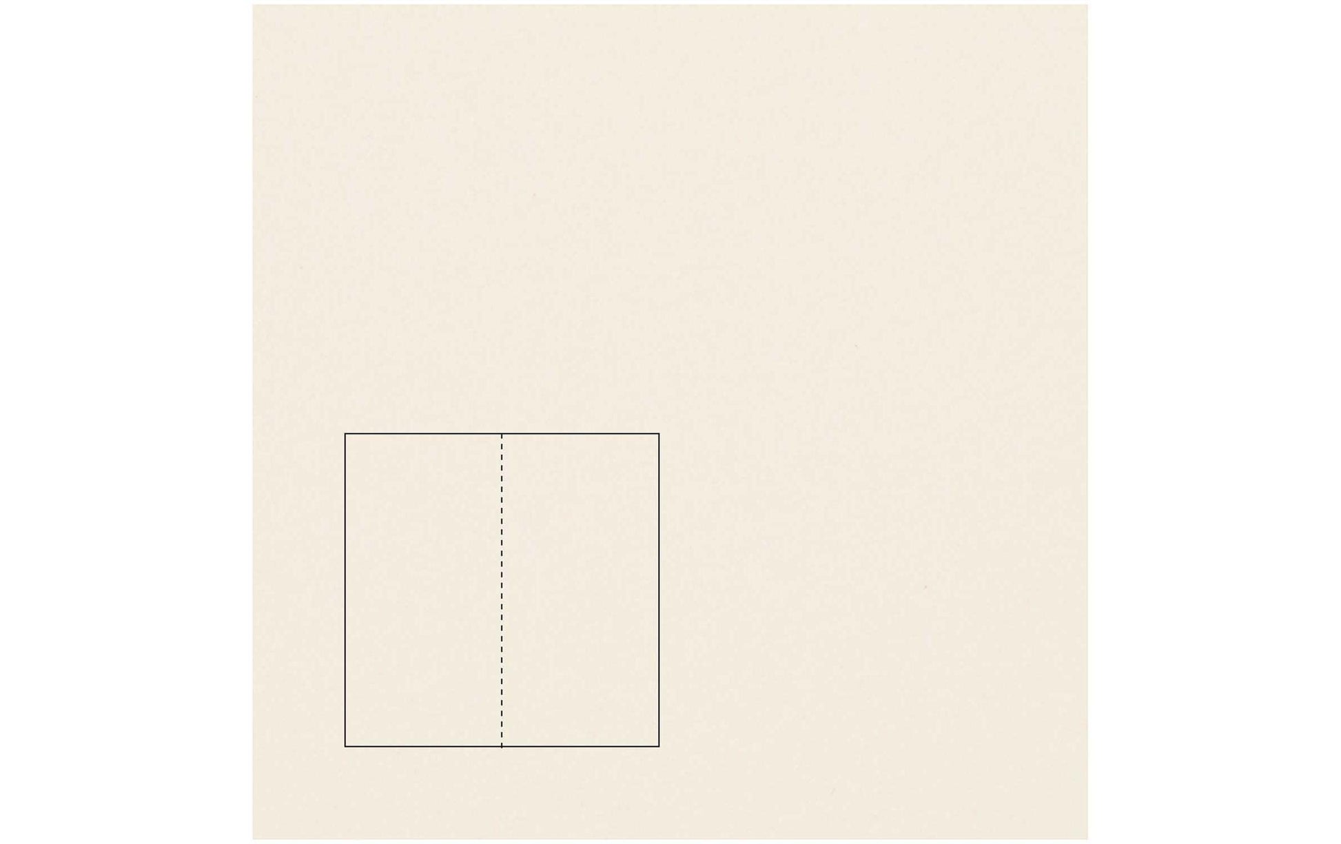 Rico design Klappkarten-Set – A6, Papier 240 g/m², Hellgelb – 50 Stk