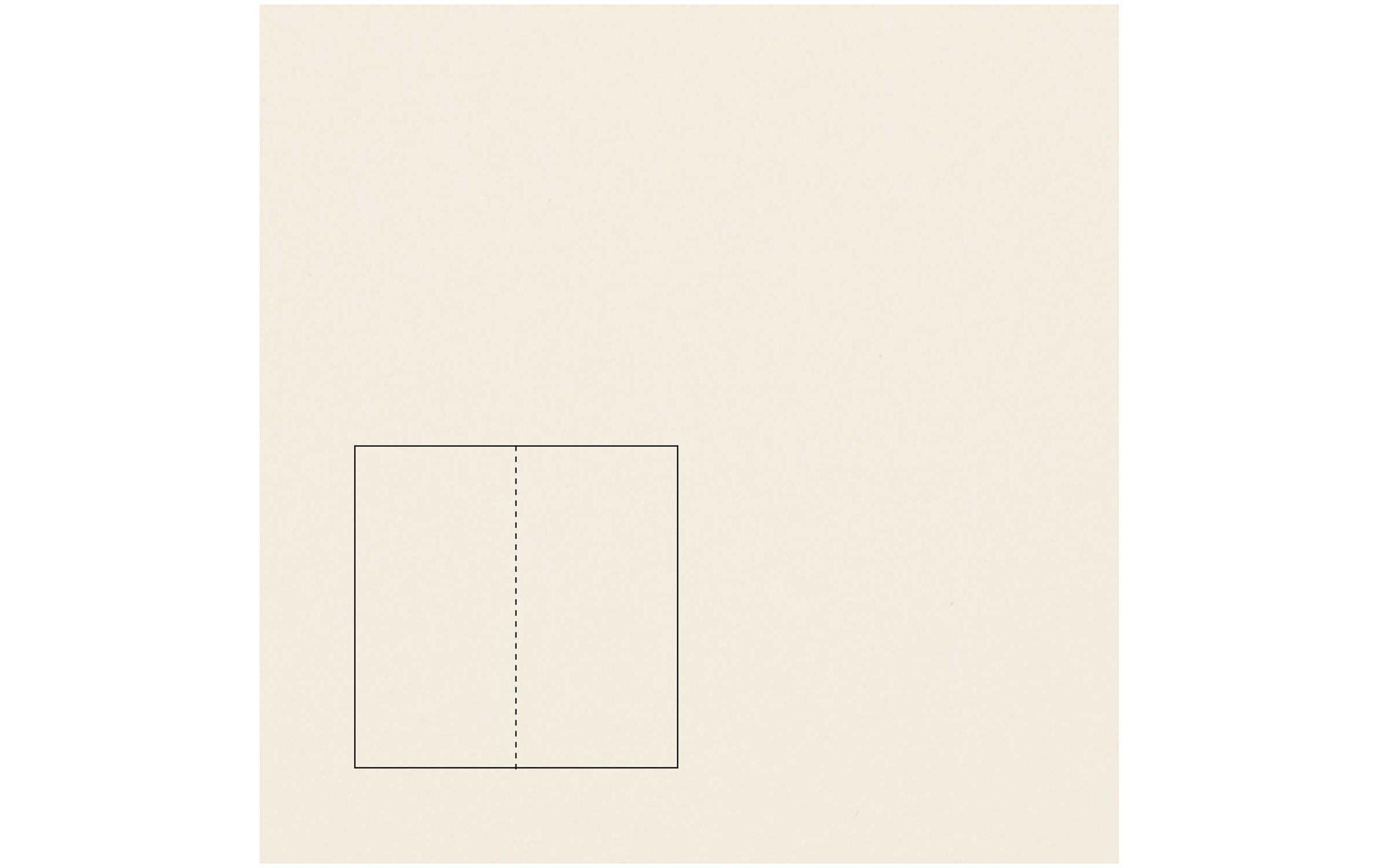 Rico design Klappkarten-Set – A6, Papier 240 g/m², Hellgelb – 50 Stk
