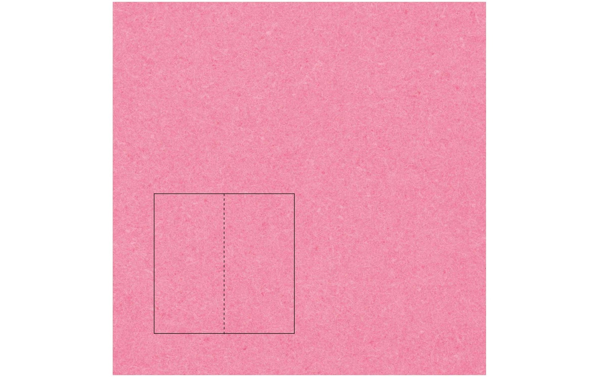 Rico design Klappkarten-Set – A6, 240 g/m² Papier, Rosa – 50 Stk