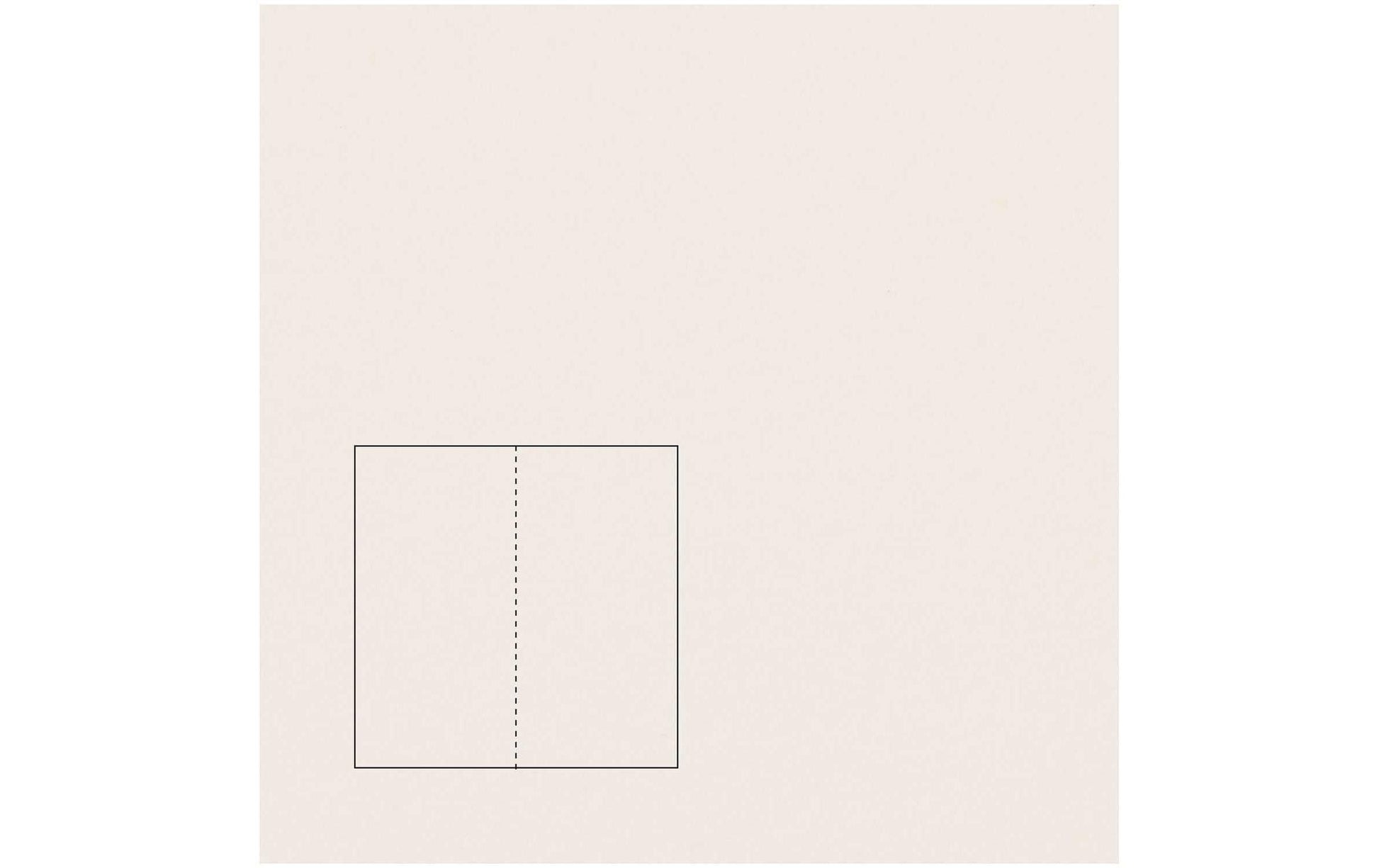 Rico design Klappkarten-Set – A6, Papier 240 g/m², Elfenbein – 50 Stk