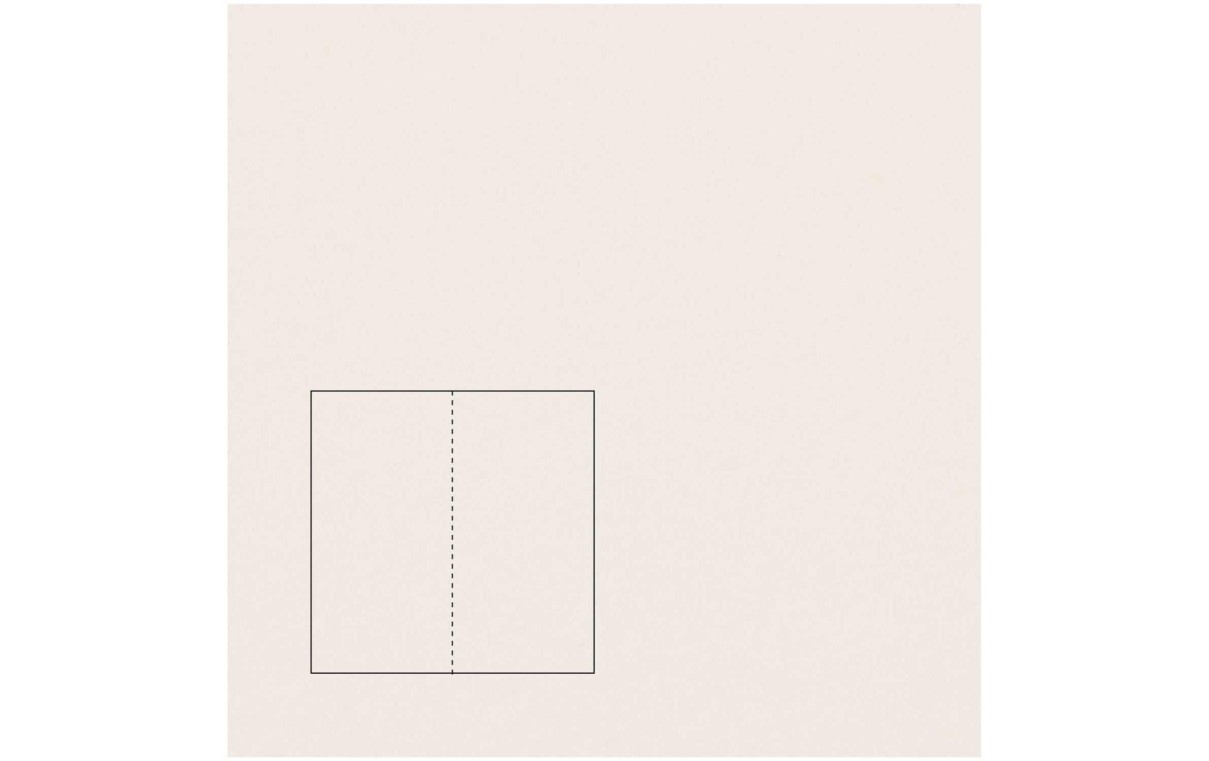 Rico design Klappkarten-Set – A6, Papier 240 g/m², Elfenbein – 50 Stk